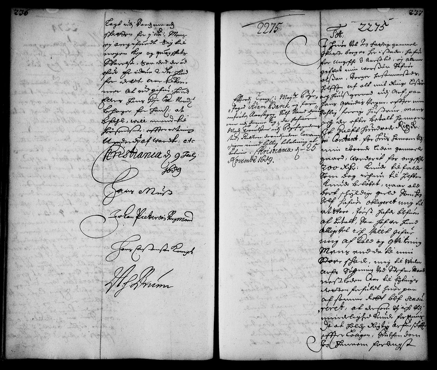 Stattholderembetet 1572-1771, AV/RA-EA-2870/Ae/L0007: Supplikasjons- og resolusjonsprotokoll, 1689-1691, p. 236-237