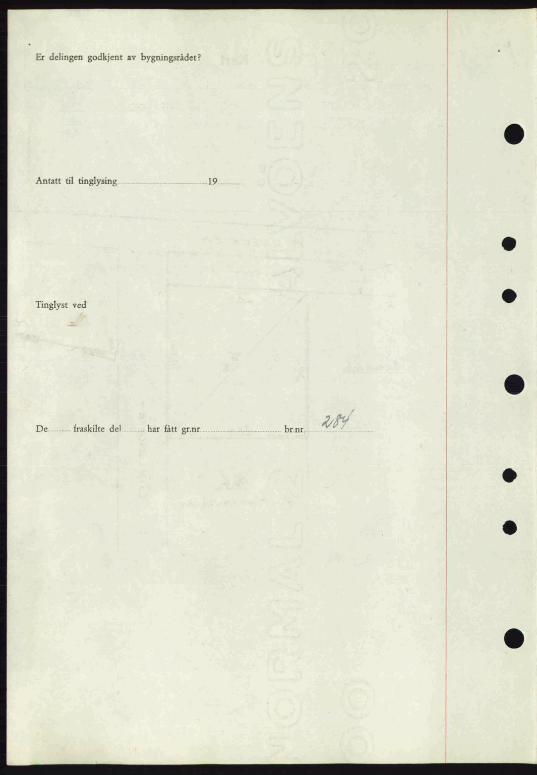 Tønsberg sorenskriveri, AV/SAKO-A-130/G/Ga/Gaa/L0017a: Mortgage book no. A17a, 1945-1945, Diary no: : 2348/1945