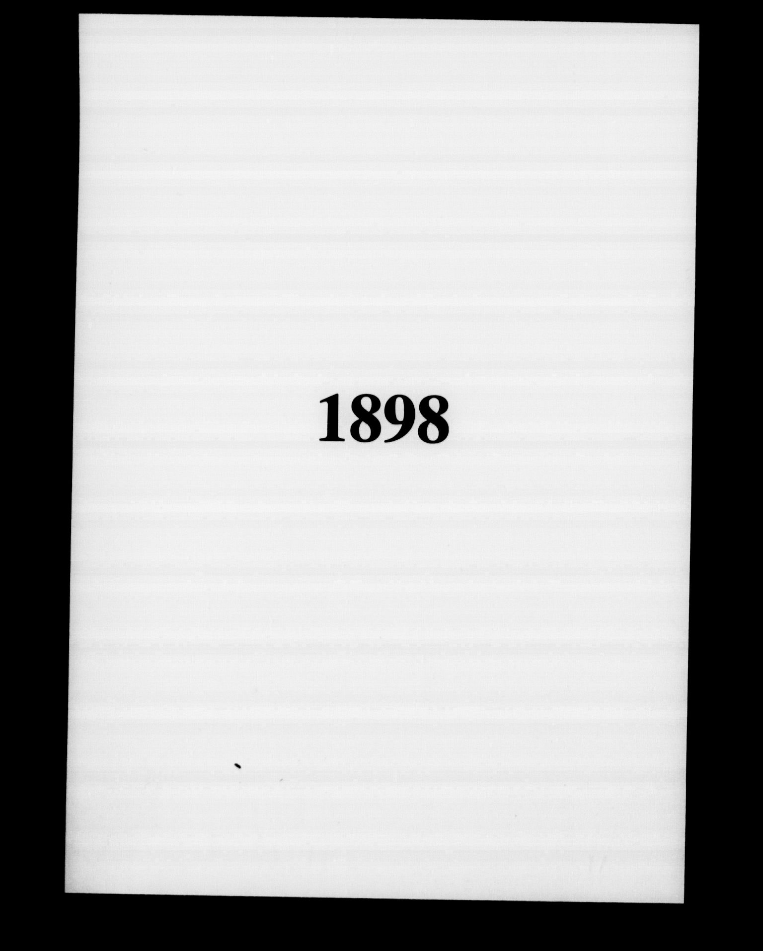 Fattigvesenet, OBA/A-20045/Fb/L0018: Hjemstavnsregister, 1898, p. 1