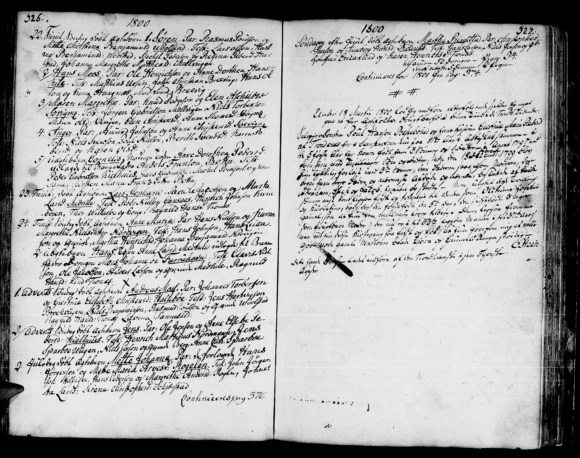 Trondenes sokneprestkontor, SATØ/S-1319/H/Ha/L0003kirke: Parish register (official) no. 3, 1783-1803, p. 326-327
