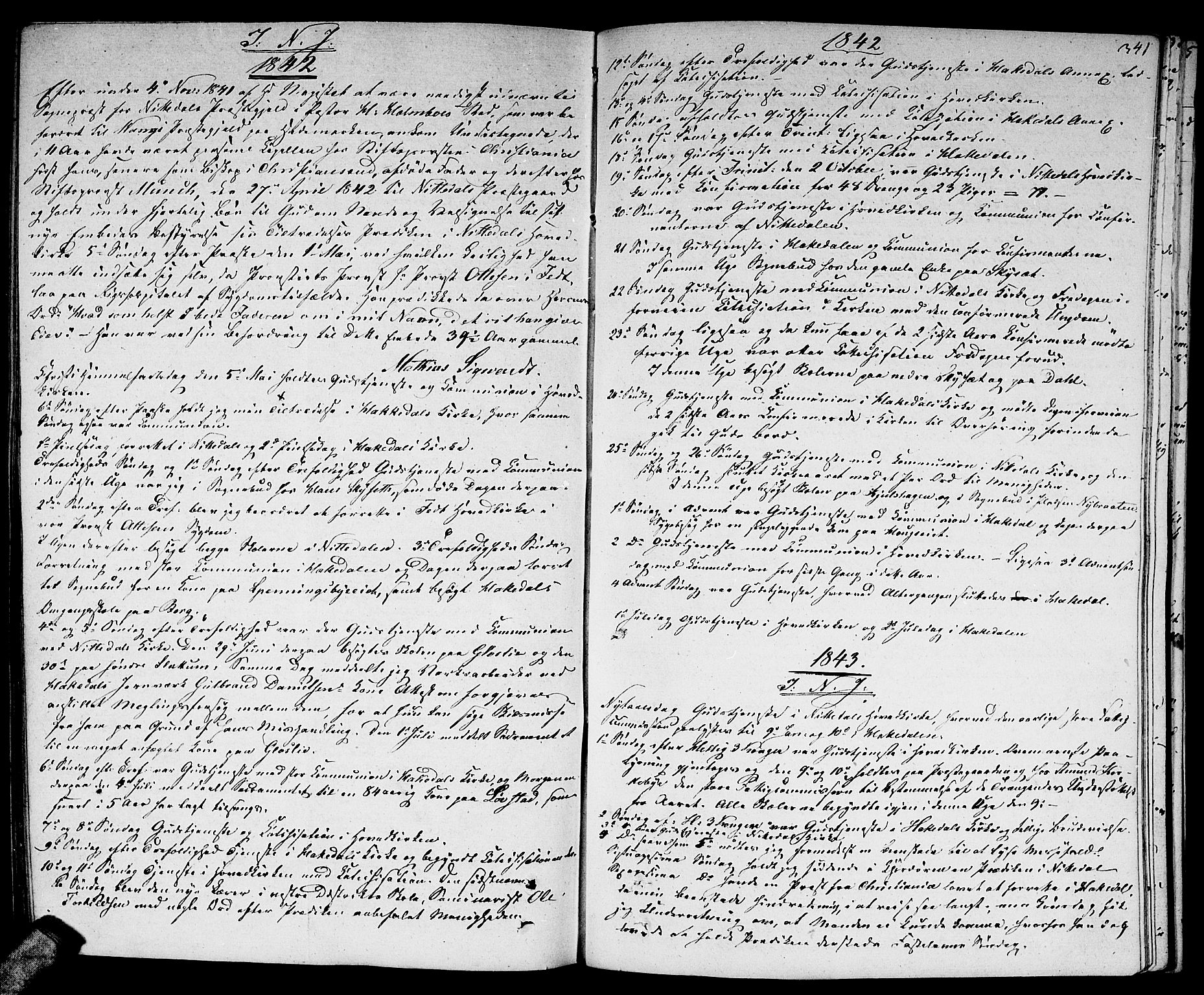 Nittedal prestekontor Kirkebøker, SAO/A-10365a/F/Fa/L0004: Parish register (official) no. I 4, 1836-1849, p. 341