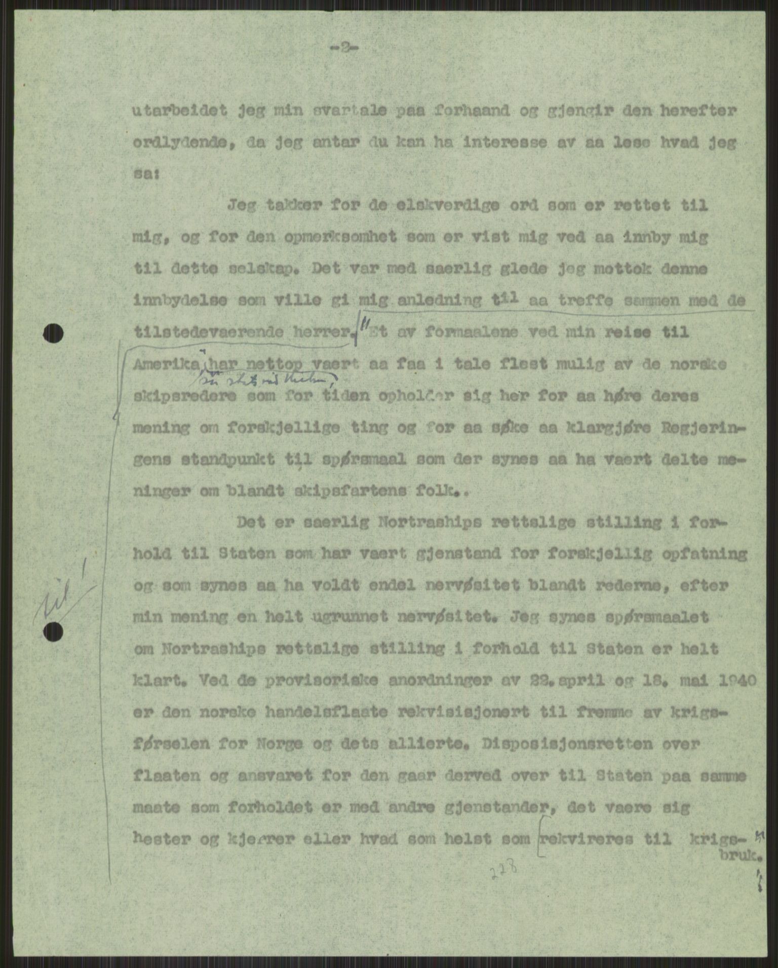 Lie, Trygve, AV/RA-PA-1407/D/L0006: Blandet og privat korrespondanse., 1941-1960, p. 447