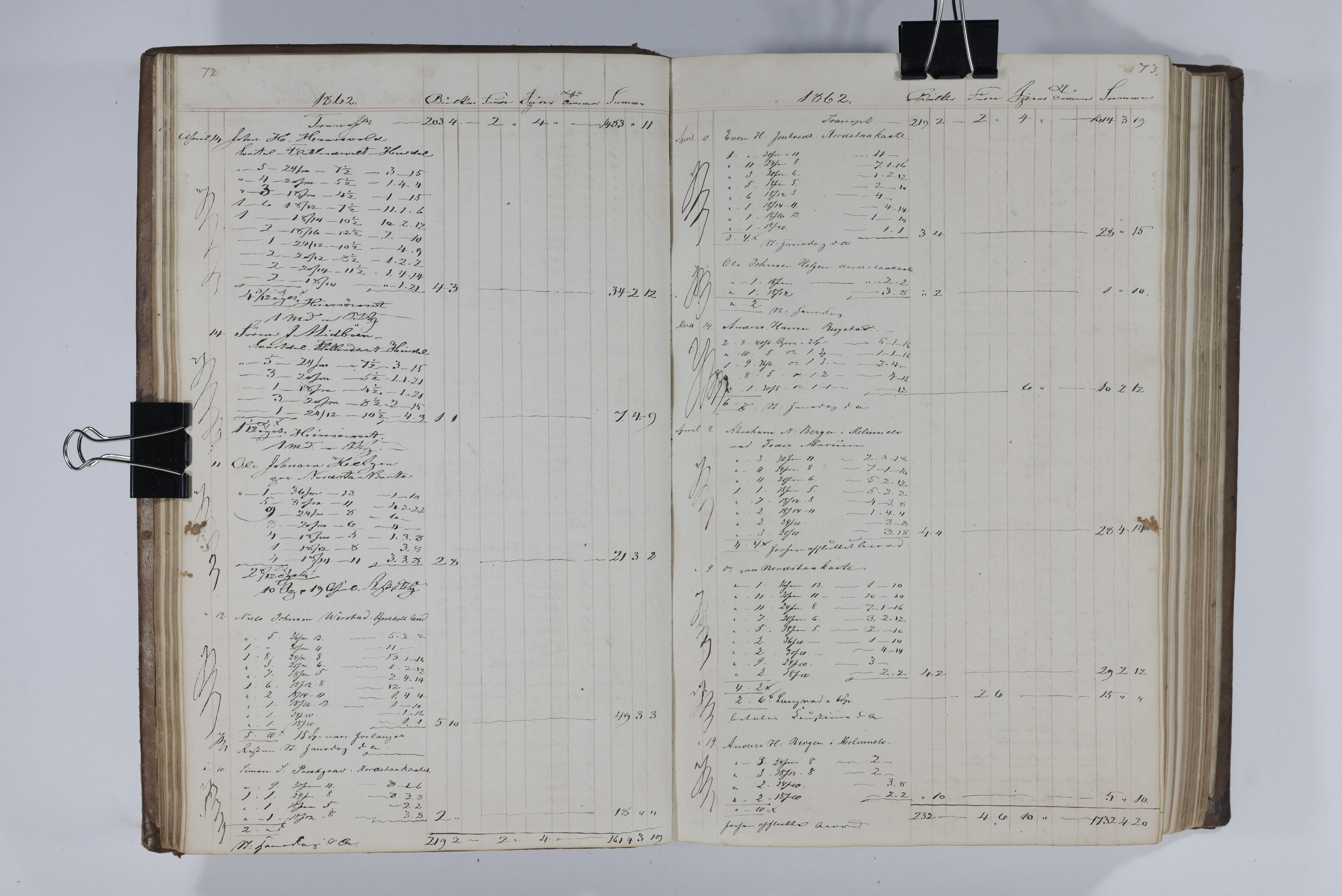 Blehr/ Kjellestad, TEMU/TGM-A-1212/E/Ea/L0003: Merkebok, 1858-1869, p. 39