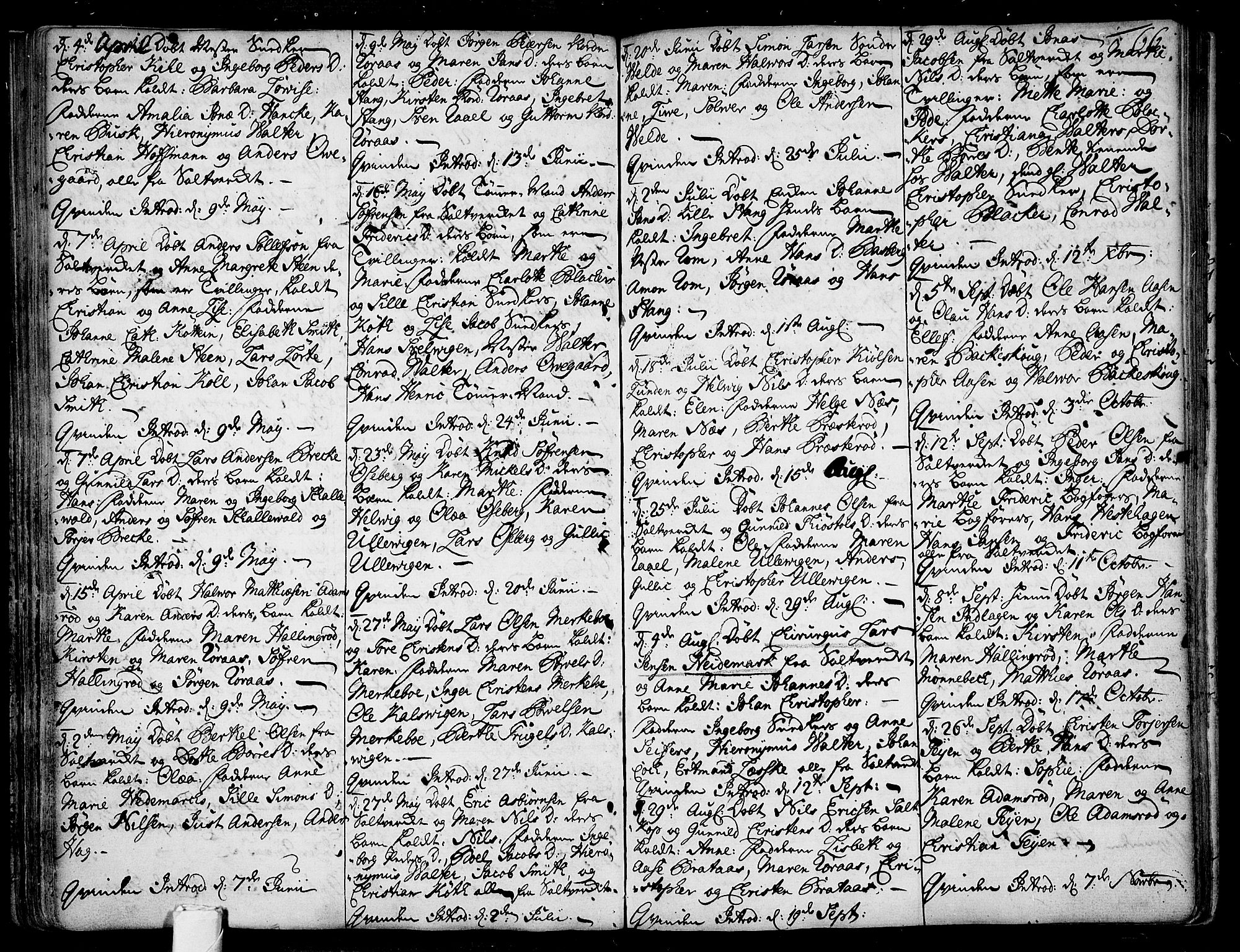 Sem kirkebøker, SAKO/A-5/F/Fb/L0001: Parish register (official) no. II 1, 1702-1764, p. 66