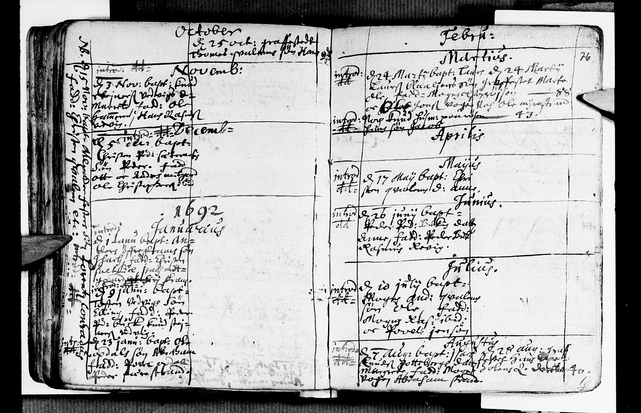 Selje sokneprestembete, AV/SAB-A-99938/H/Ha/Haa/Haaa: Parish register (official) no. A 1, 1668-1696, p. 76