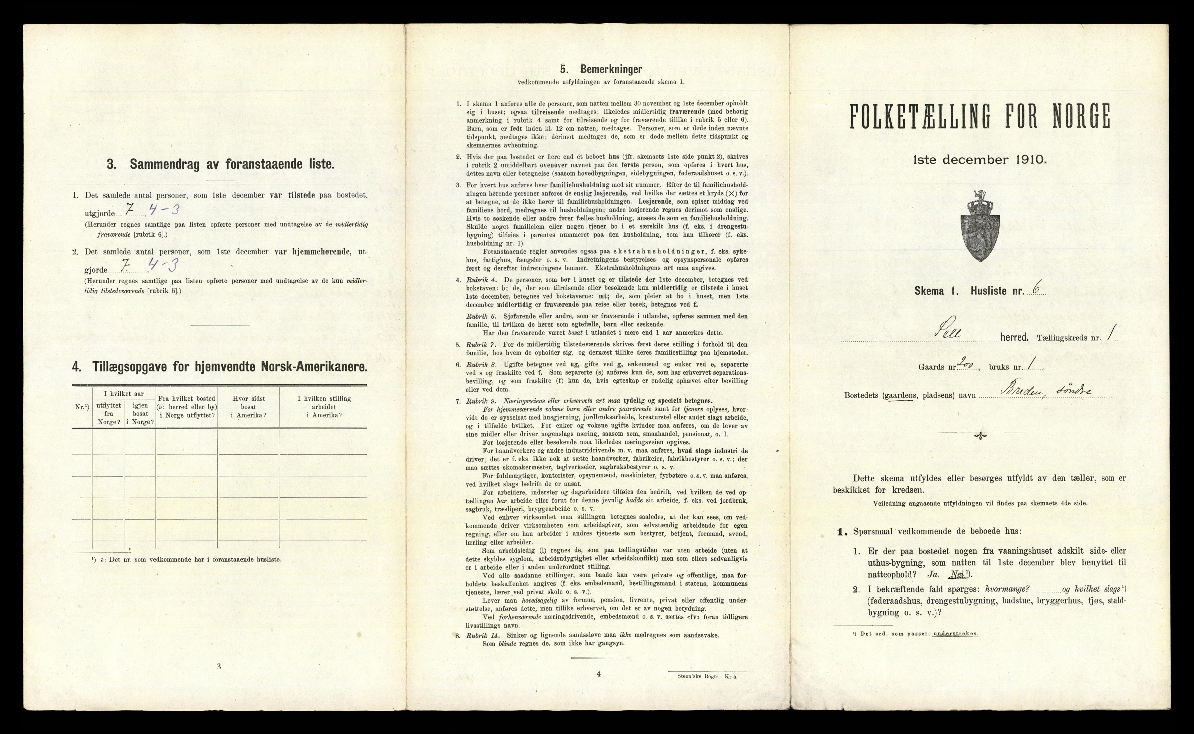 RA, 1910 census for Sel, 1910, p. 36