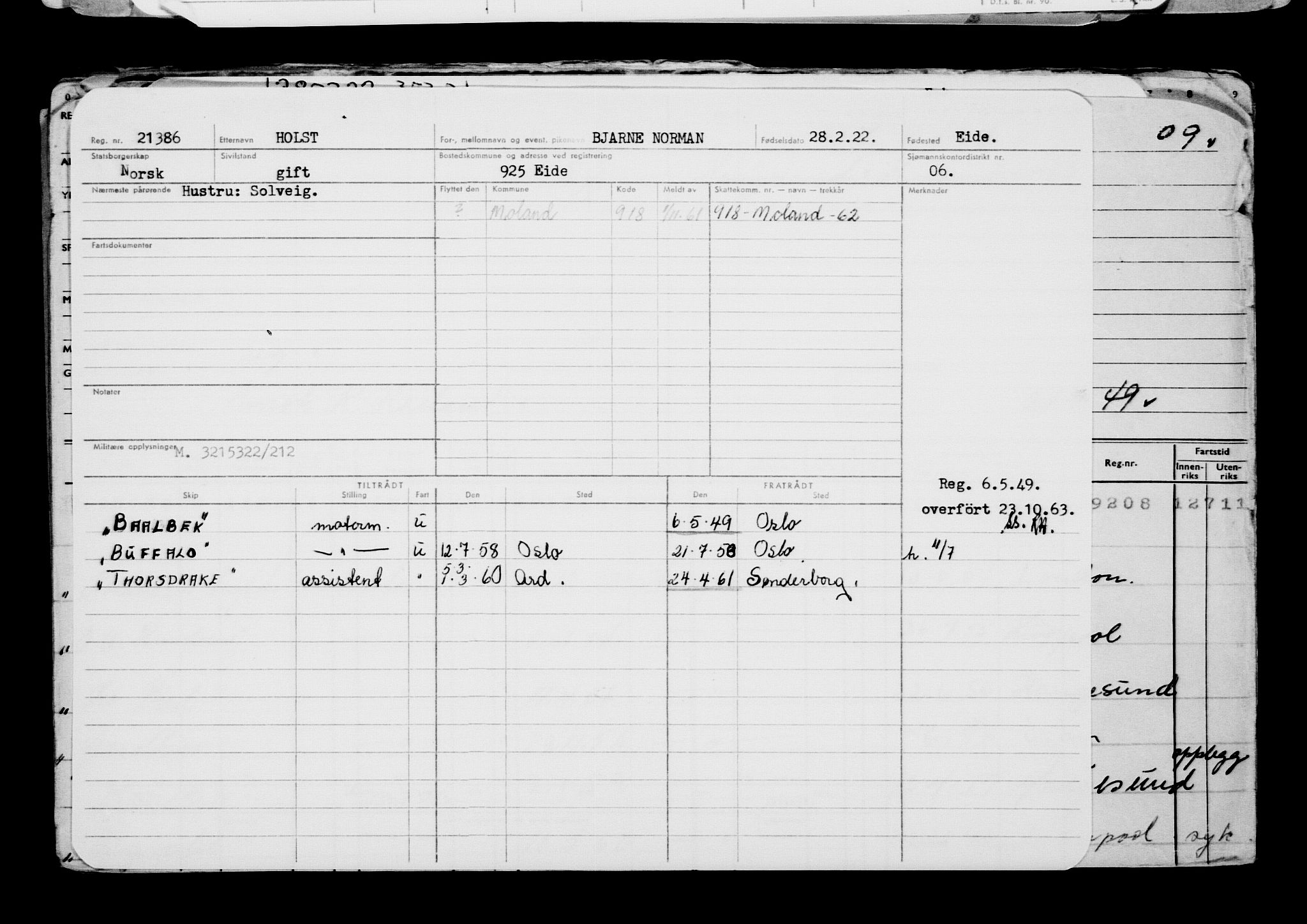 Direktoratet for sjømenn, AV/RA-S-3545/G/Gb/L0203: Hovedkort, 1922, p. 448