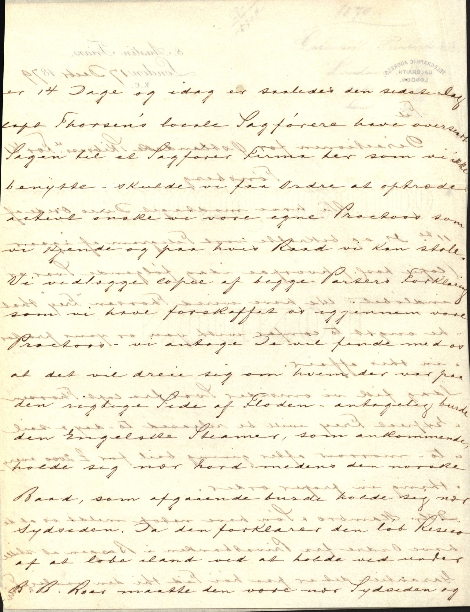 Pa 63 - Østlandske skibsassuranceforening, VEMU/A-1079/G/Ga/L0011/0032: Havaridokumenter / Frey, 1879