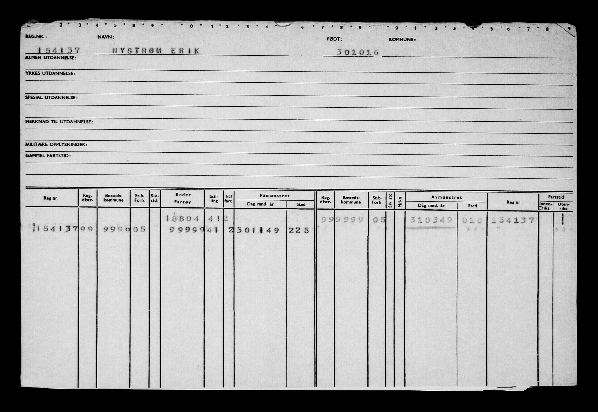 Direktoratet for sjømenn, AV/RA-S-3545/G/Gb/L0143: Hovedkort, 1916, p. 487