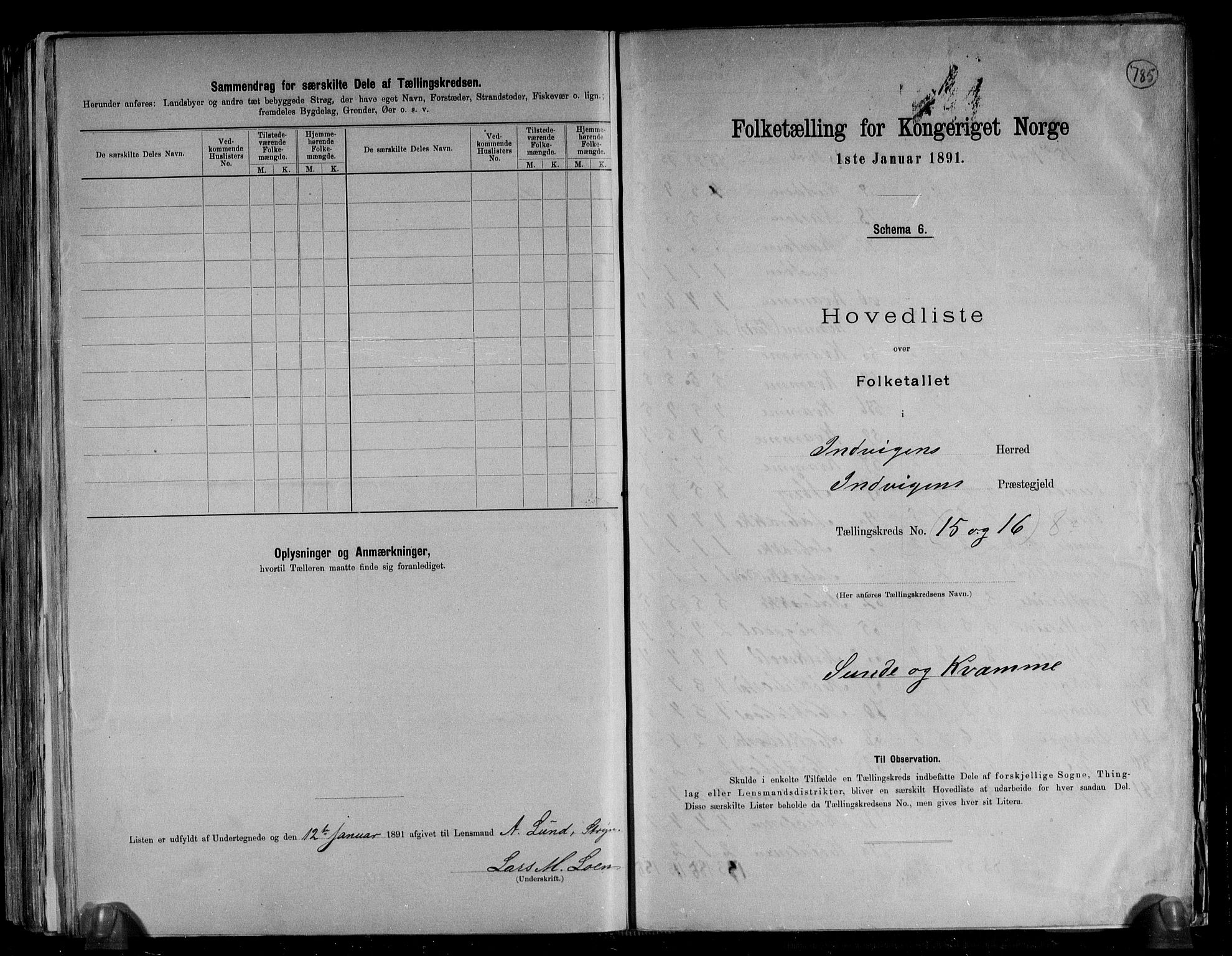 RA, 1891 census for 1447 Innvik, 1891, p. 29