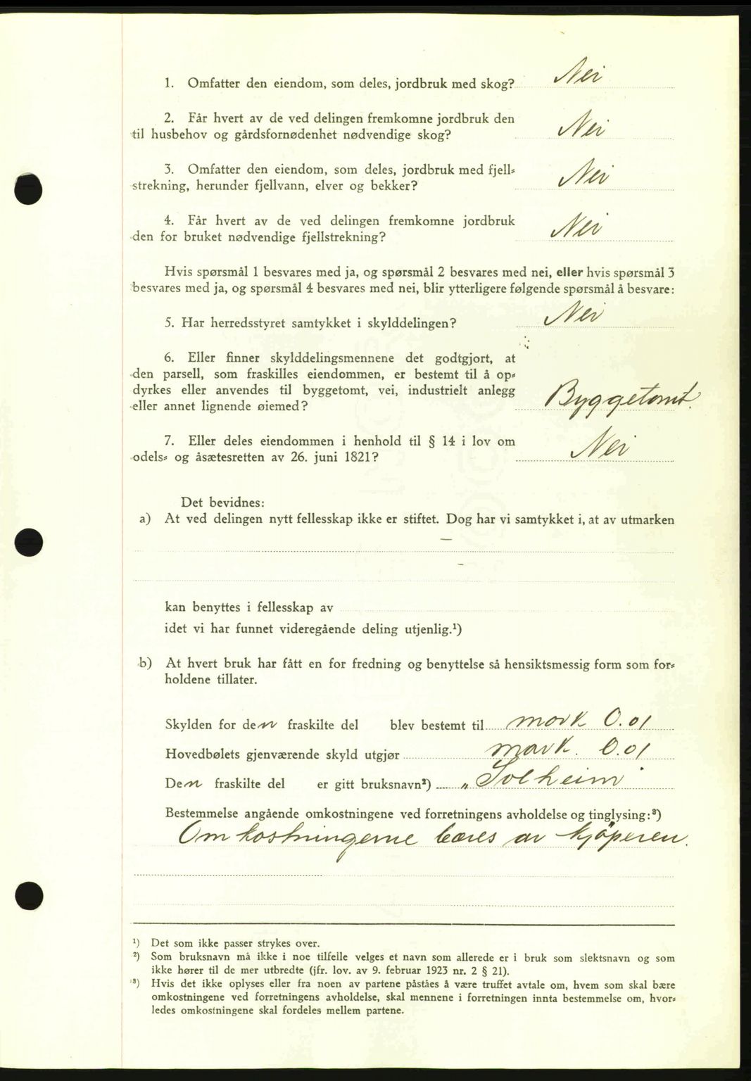 Romsdal sorenskriveri, AV/SAT-A-4149/1/2/2C: Mortgage book no. A11, 1941-1942, Diary no: : 2009/1941