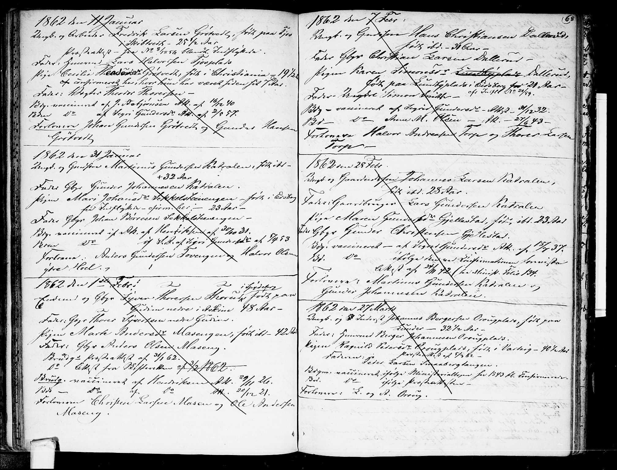 Askim prestekontor Kirkebøker, SAO/A-10900/F/Fa/L0003: Parish register (official) no. 3, 1790-1816, p. 68