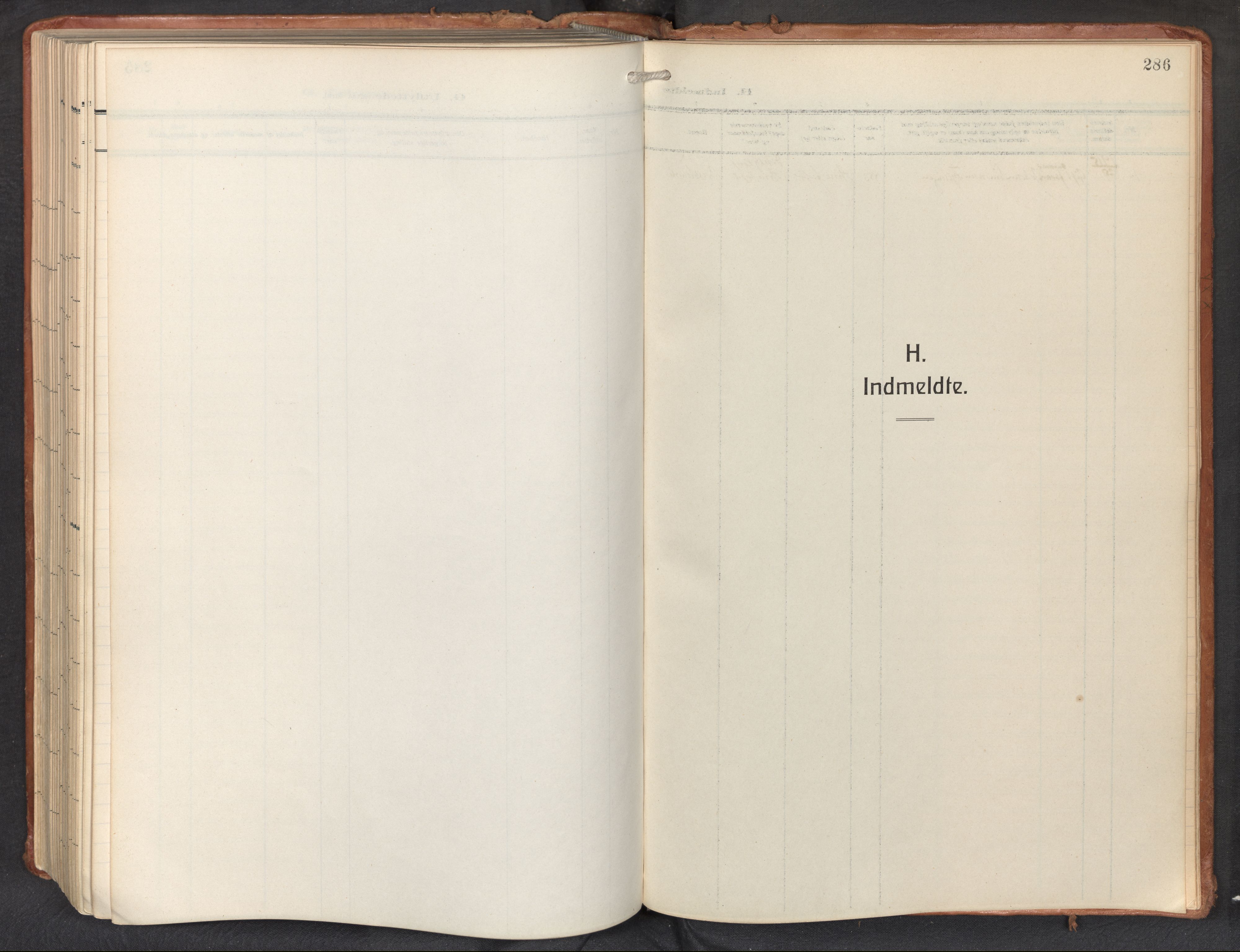 Haus sokneprestembete, SAB/A-75601/H/Haa: Parish register (official) no. D 3, 1912-1927, p. 286