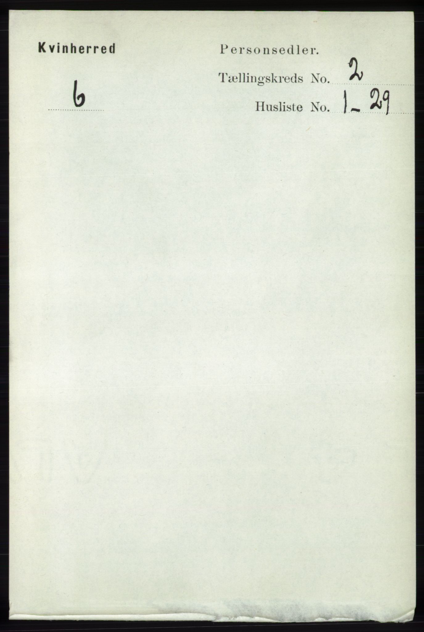 RA, 1891 census for 1224 Kvinnherad, 1891, p. 624