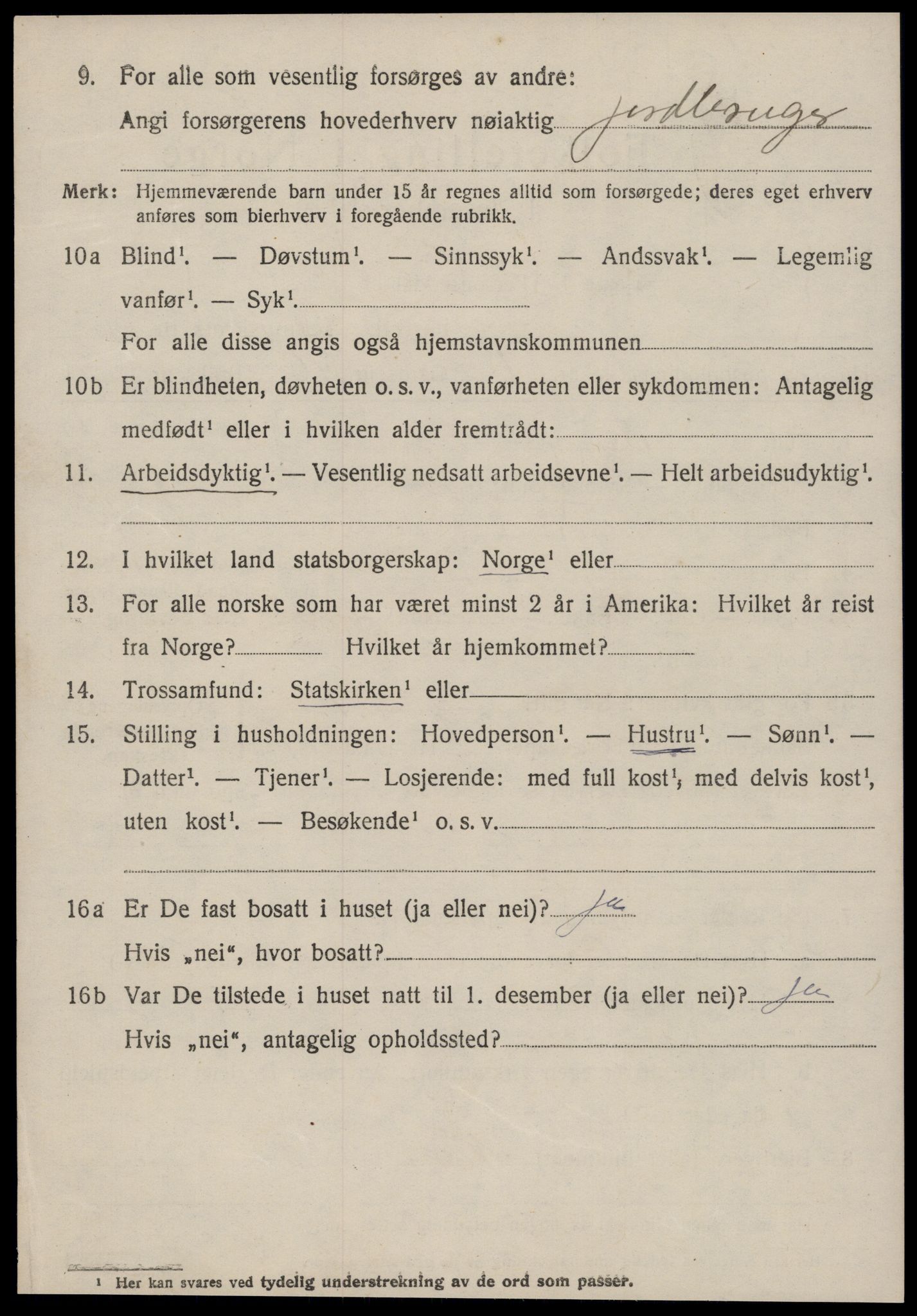 SAT, 1920 census for Øre, 1920, p. 1612