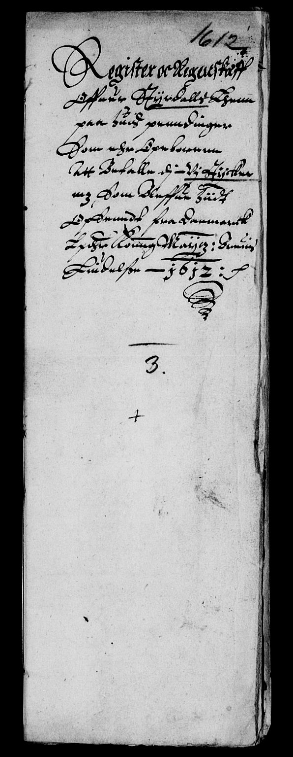 Rentekammeret inntil 1814, Reviderte regnskaper, Lensregnskaper, RA/EA-5023/R/Rb/Rbw/L0009: Trondheim len, 1611-1613