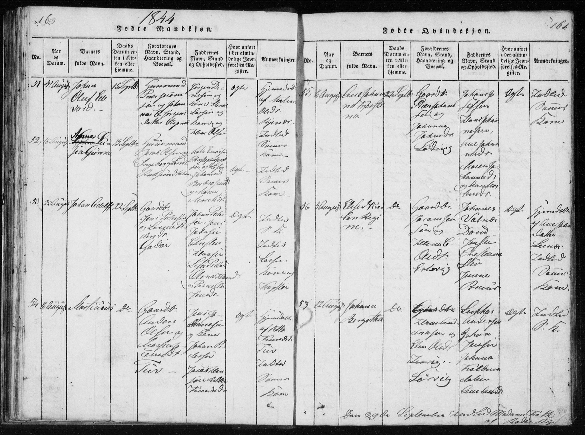 Ministerialprotokoller, klokkerbøker og fødselsregistre - Nordland, AV/SAT-A-1459/801/L0027: Parish register (copy) no. 801C02, 1835-1845, p. 160-161