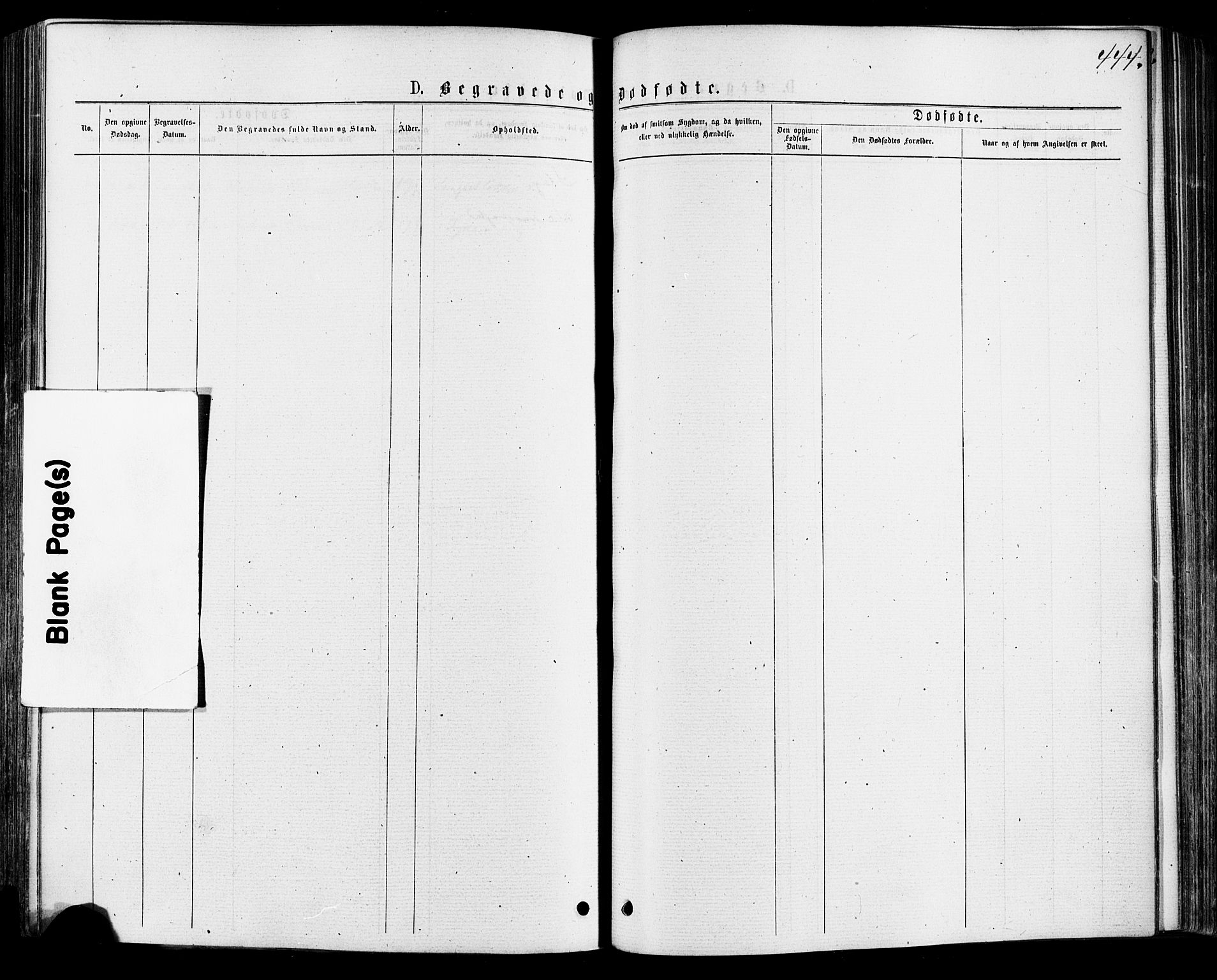 Østre Gausdal prestekontor, SAH/PREST-092/H/Ha/Haa/L0001: Parish register (official) no. 1, 1874-1886, p. 444