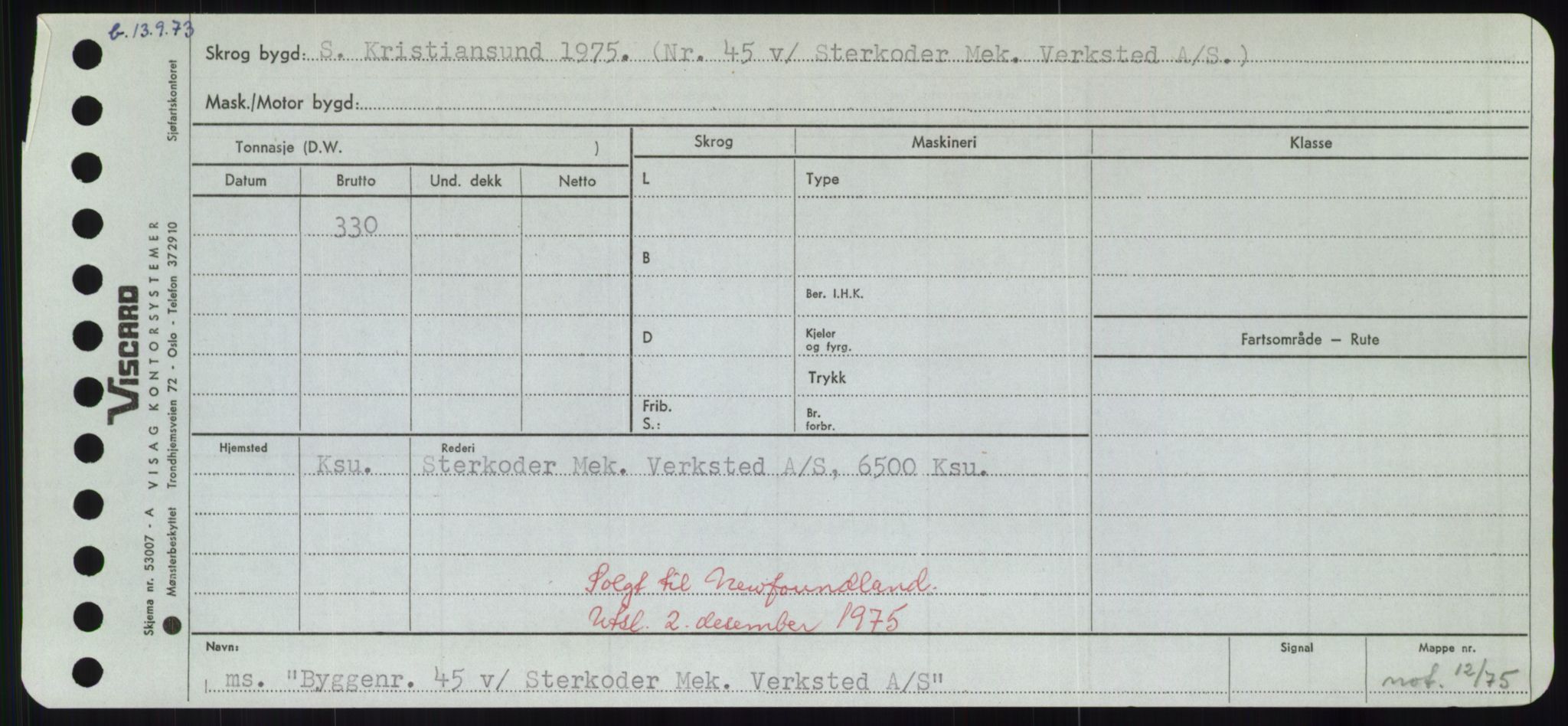 Sjøfartsdirektoratet med forløpere, Skipsmålingen, RA/S-1627/H/Hd/L0006: Fartøy, Byg-Båt, p. 611