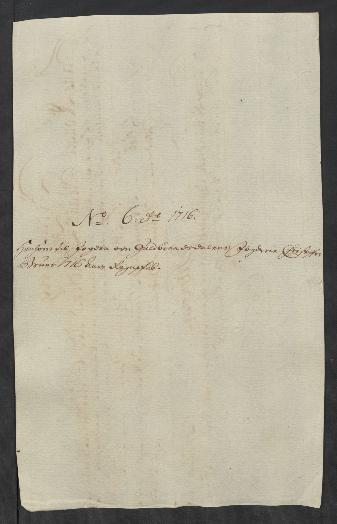 Rentekammeret inntil 1814, Reviderte regnskaper, Fogderegnskap, AV/RA-EA-4092/R17/L1186: Fogderegnskap Gudbrandsdal, 1716, p. 90