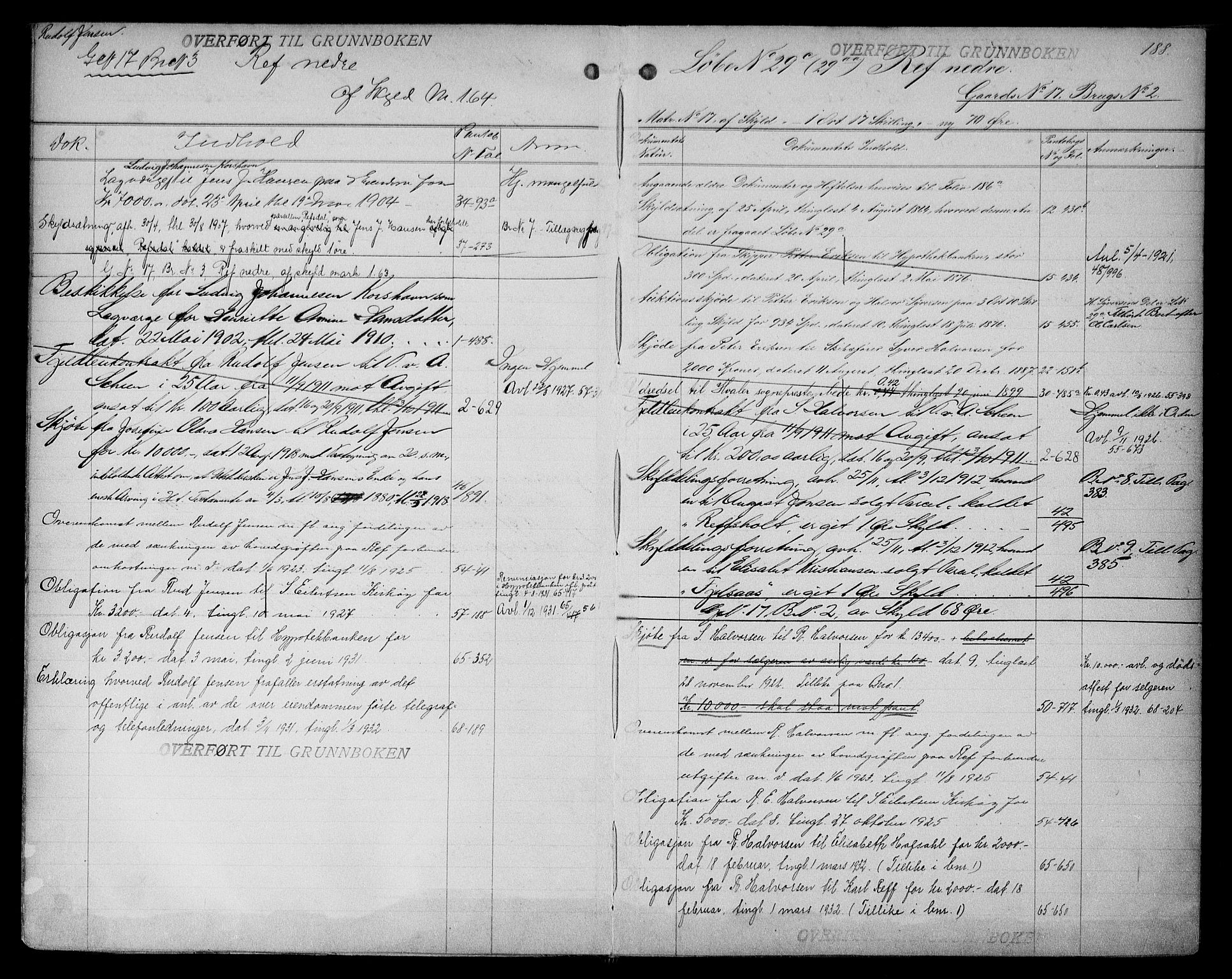 Onsøy sorenskriveri, AV/SAO-A-10474/G/Gb/Gbc/L0001a: Mortgage register no. III 1a, 1887, p. 188