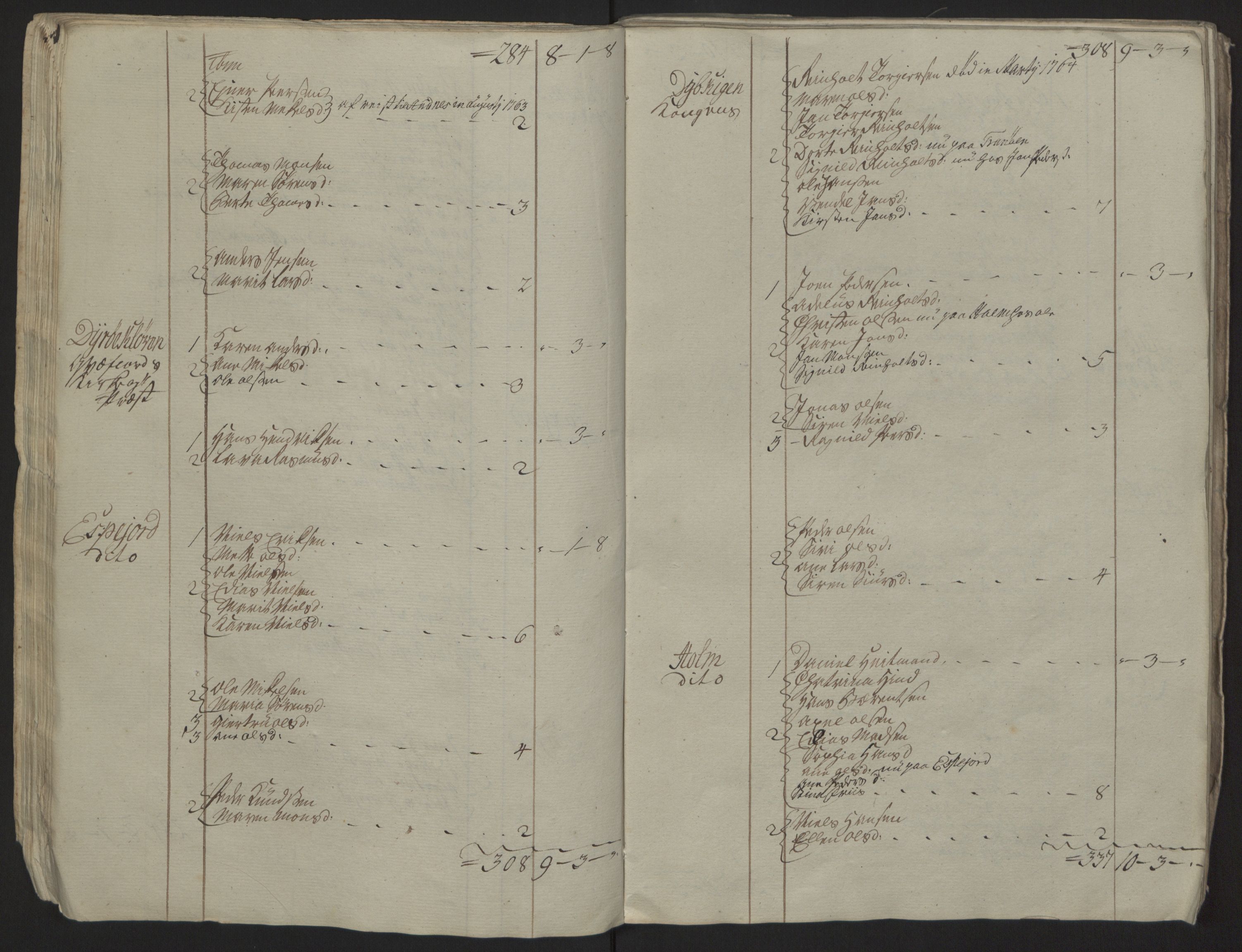 Rentekammeret inntil 1814, Reviderte regnskaper, Fogderegnskap, RA/EA-4092/R68/L4845: Ekstraskatten Senja og Troms, 1762-1765, p. 256