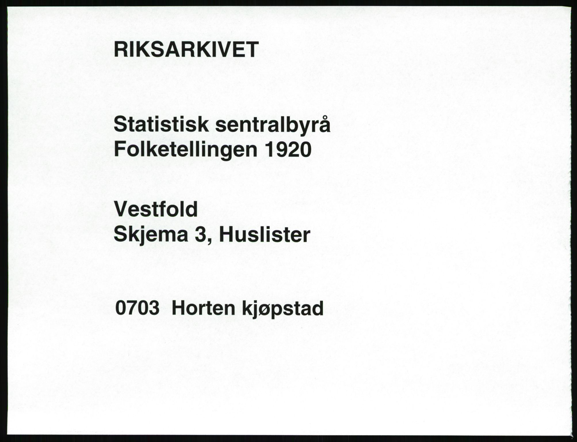 SAKO, 1920 census for Horten, 1920, p. 49