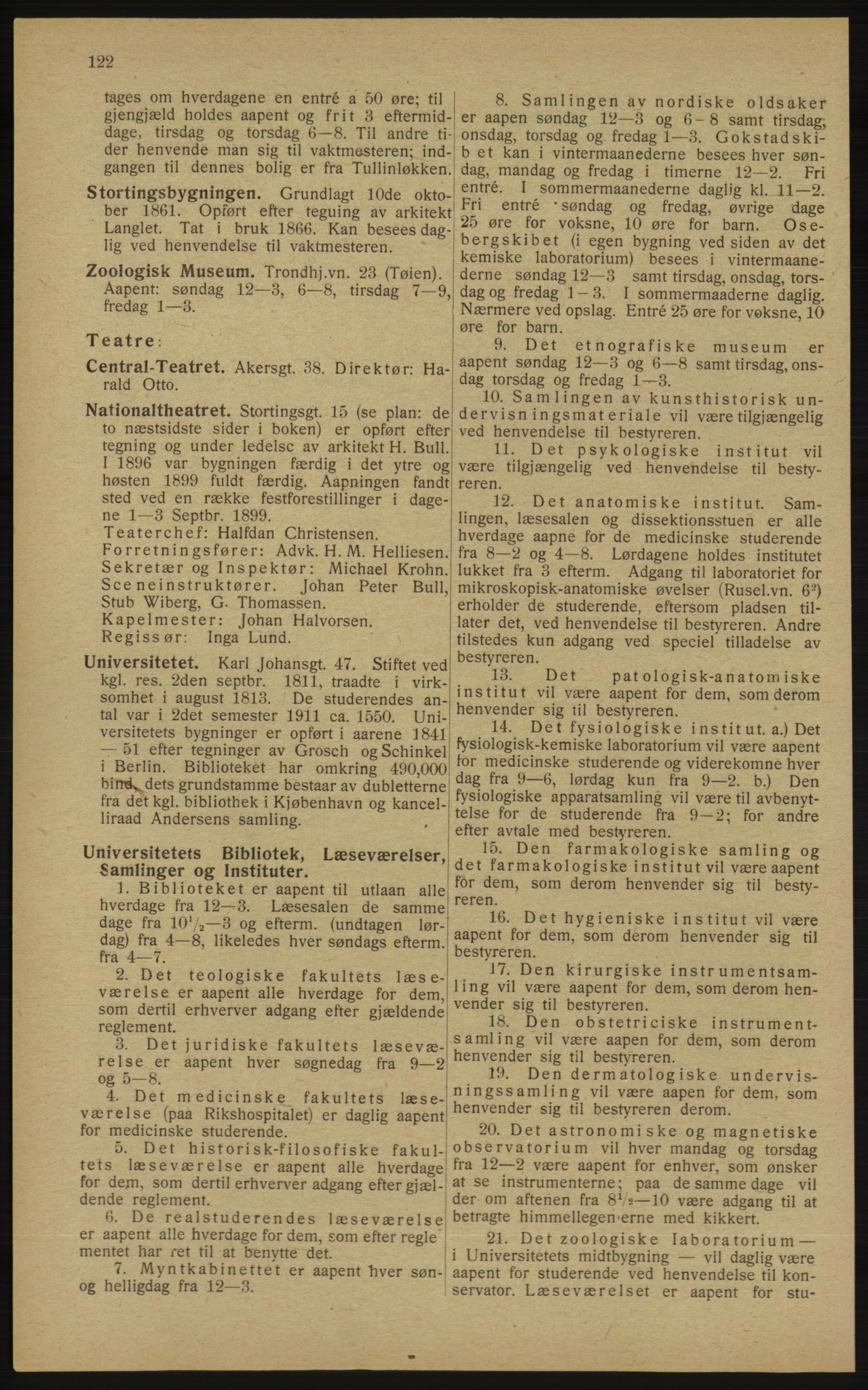 Kristiania/Oslo adressebok, PUBL/-, 1913, p. 124