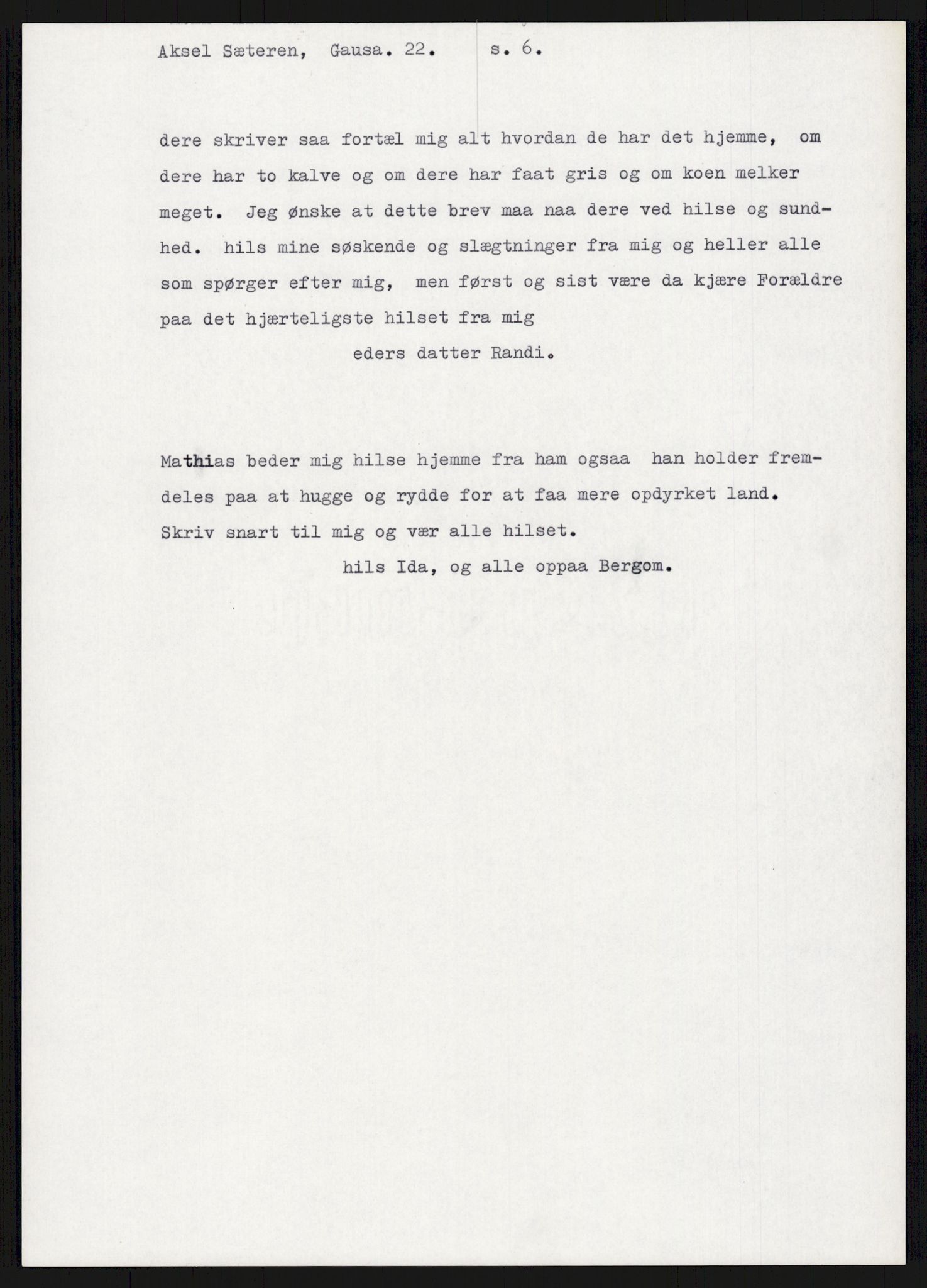 Samlinger til kildeutgivelse, Amerikabrevene, AV/RA-EA-4057/F/L0015: Innlån fra Oppland: Sæteren - Vigerust, 1838-1914, p. 177