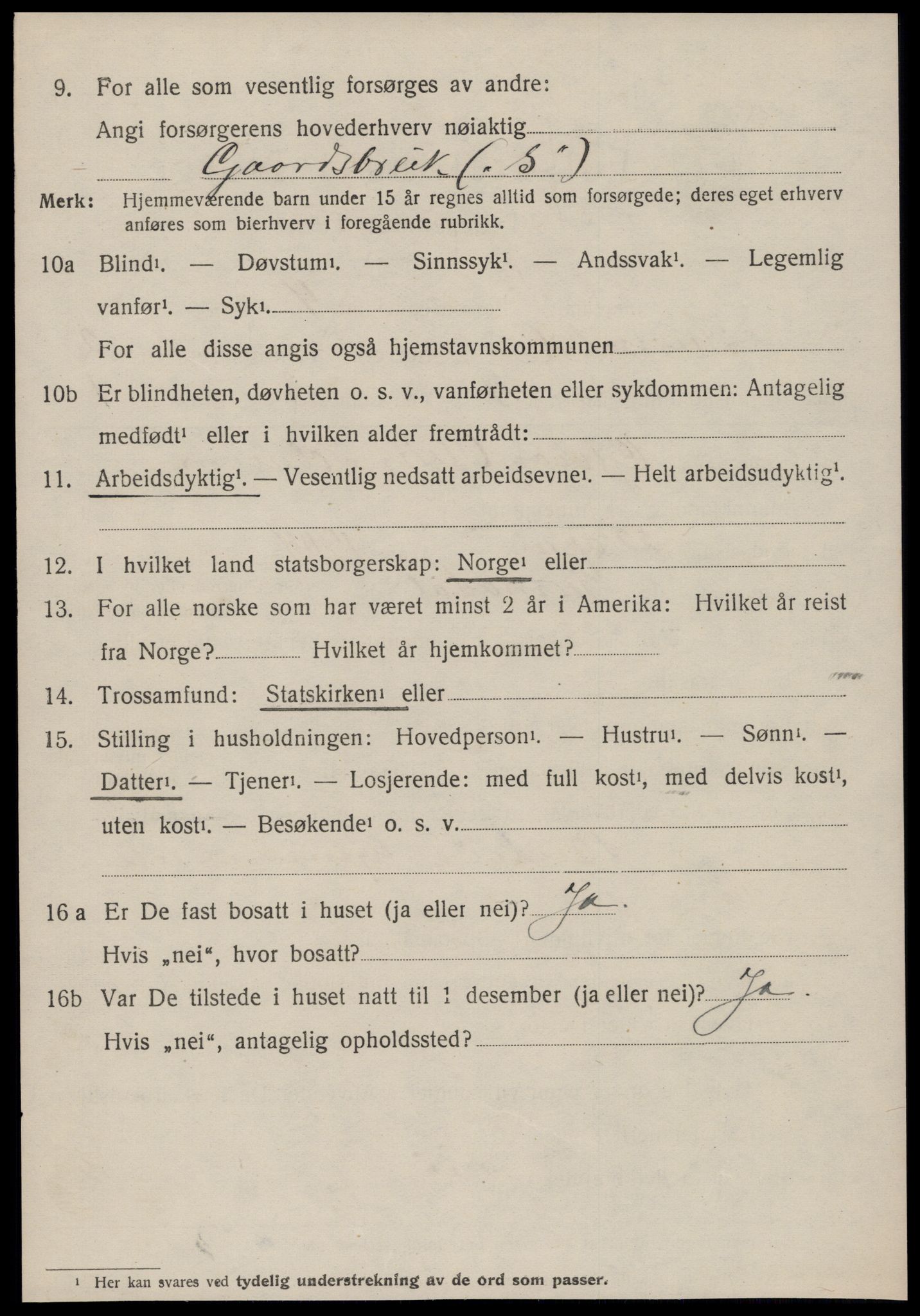 SAT, 1920 census for Surnadal, 1920, p. 1750