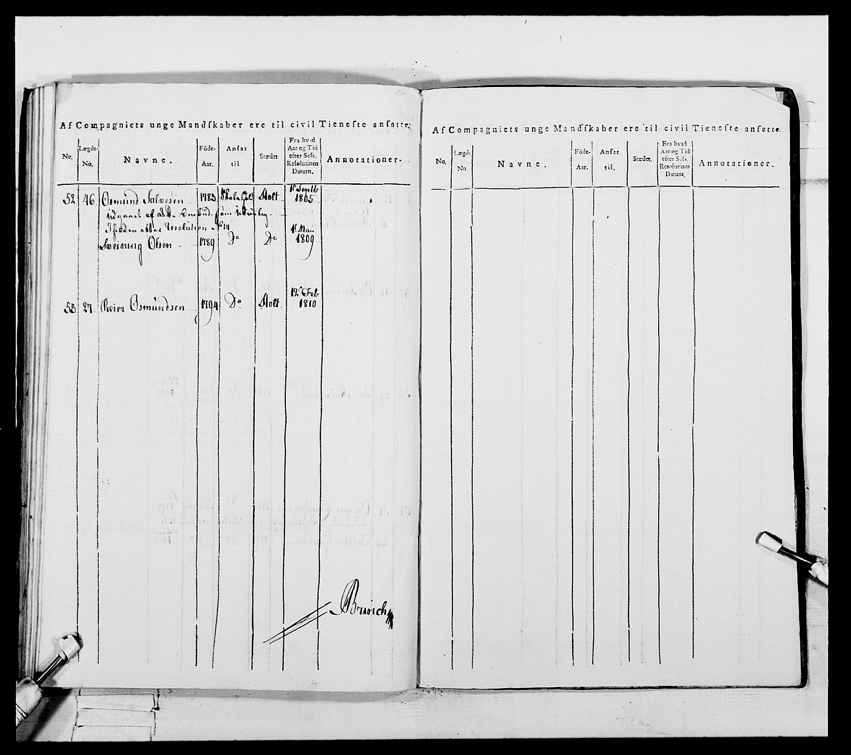 Generalitets- og kommissariatskollegiet, Det kongelige norske kommissariatskollegium, AV/RA-EA-5420/E/Eh/L0112: Vesterlenske nasjonale infanteriregiment, 1812, p. 410