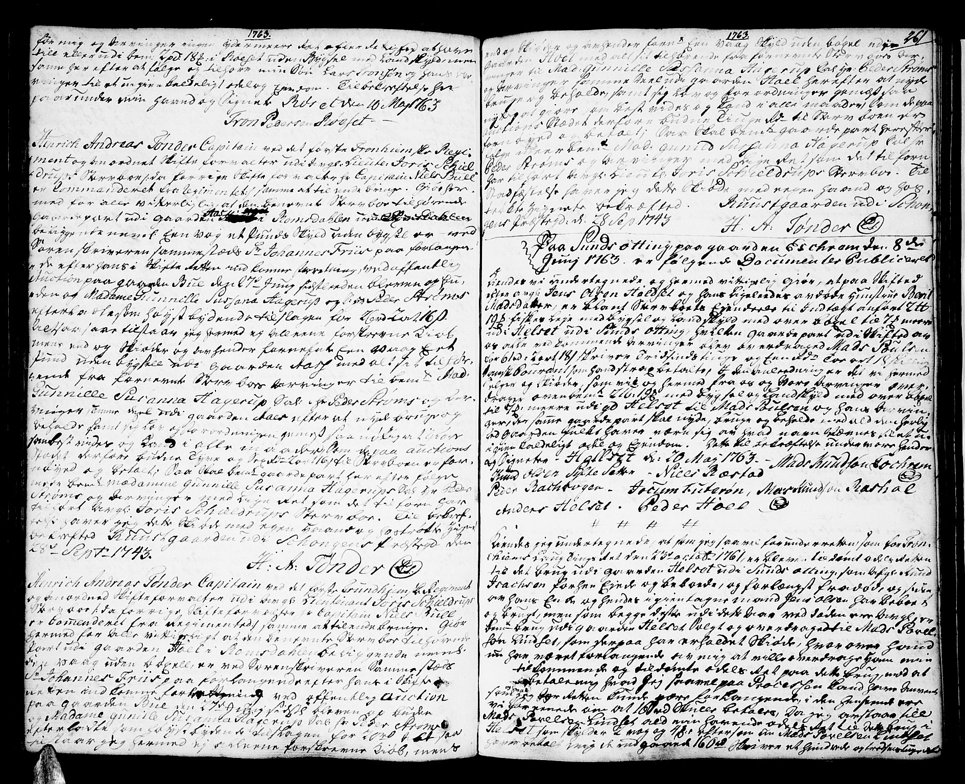 Romsdal sorenskriveri, SAT/A-4149/1/2/2C/L0003: Mortgage book no. 3, 1747-1767, p. 261