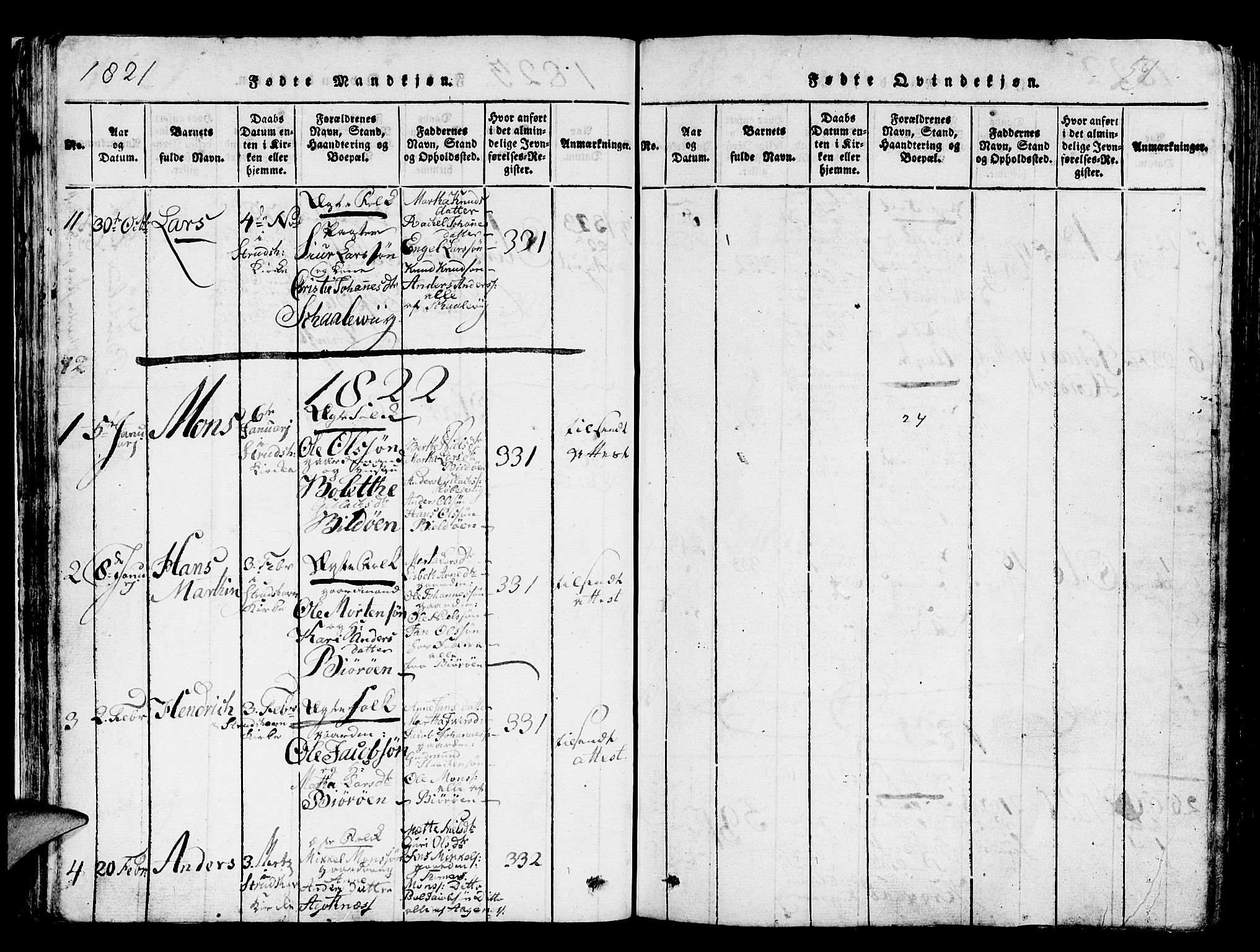 Askøy Sokneprestembete, AV/SAB-A-74101/H/Ha/Hab/Haba/L0002: Parish register (copy) no. A 2, 1815-1846, p. 59