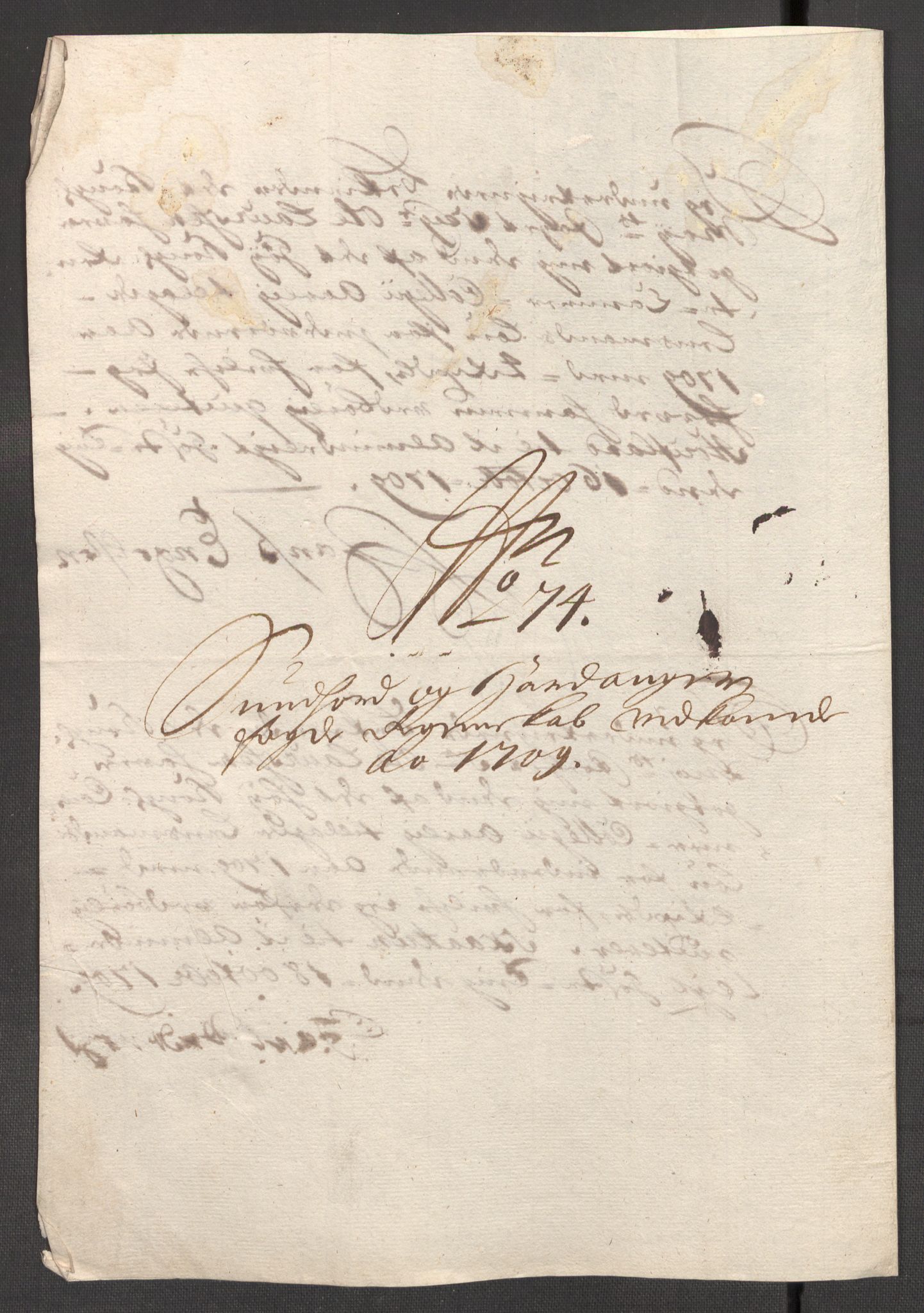 Rentekammeret inntil 1814, Reviderte regnskaper, Fogderegnskap, RA/EA-4092/R48/L2986: Fogderegnskap Sunnhordland og Hardanger, 1709-1710, p. 308