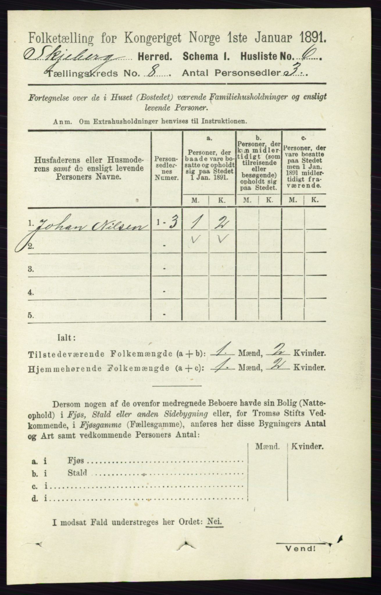 RA, 1891 census for 0115 Skjeberg, 1891, p. 3875