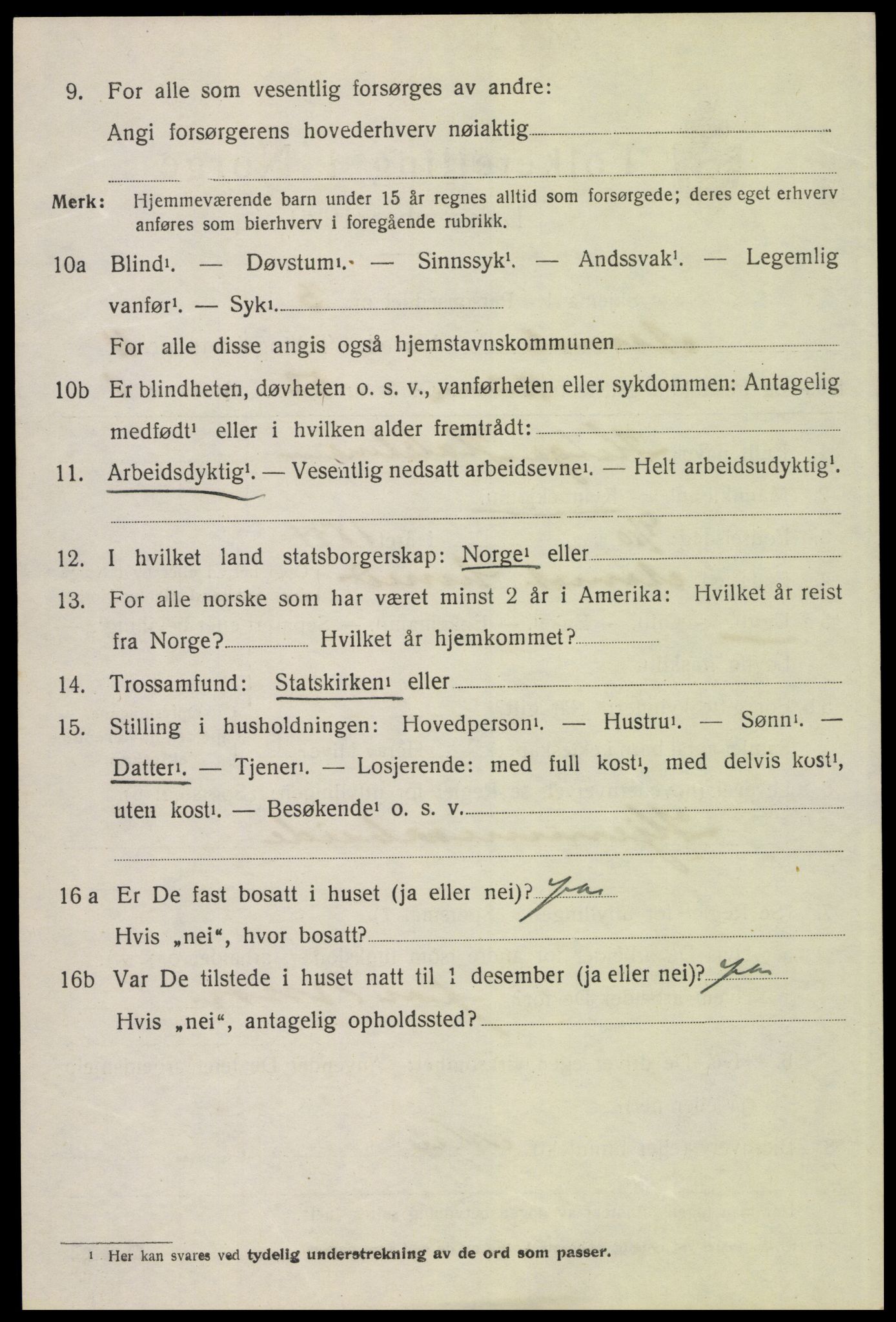 SAH, 1920 census for Åmot, 1920, p. 9594