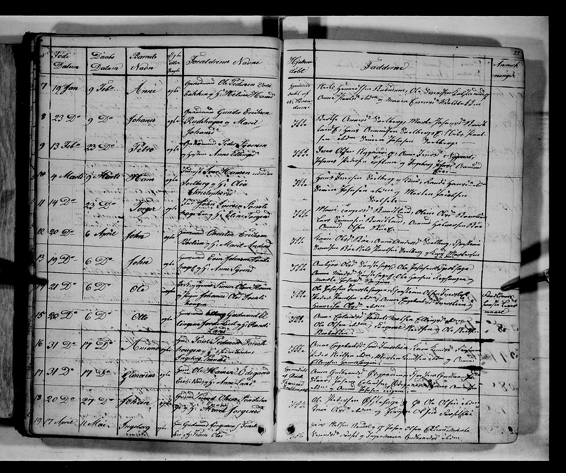 Gausdal prestekontor, AV/SAH-PREST-090/H/Ha/Hab/L0005: Parish register (copy) no. 5, 1846-1867, p. 22