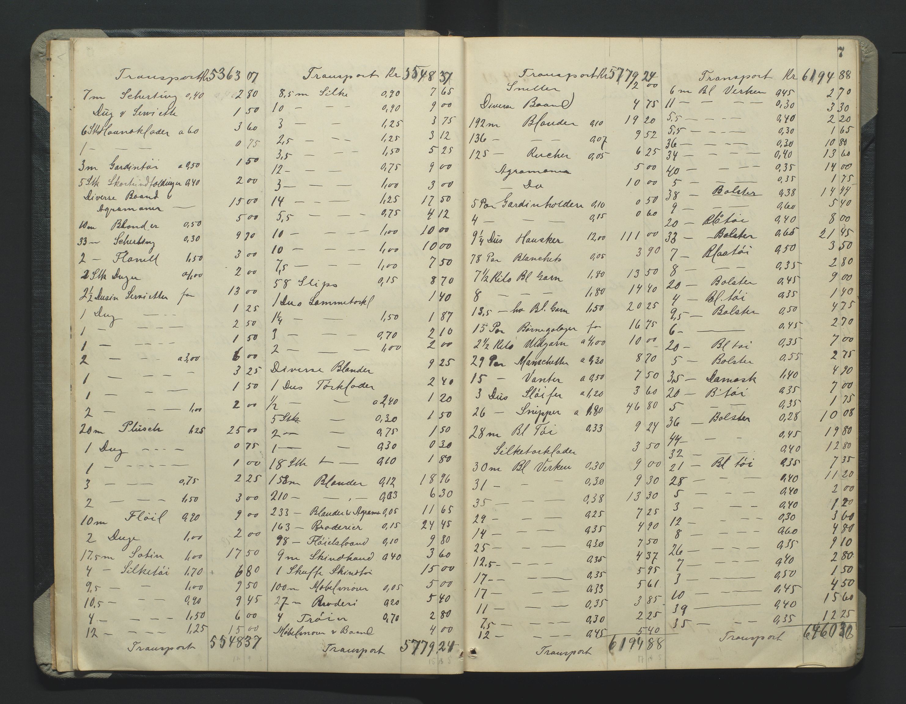 Grimstad byfogd, AV/SAK-1222-0003/H/Hc/L0009: Skifteprotokoll nr. 9, 1908-1918, p. 7