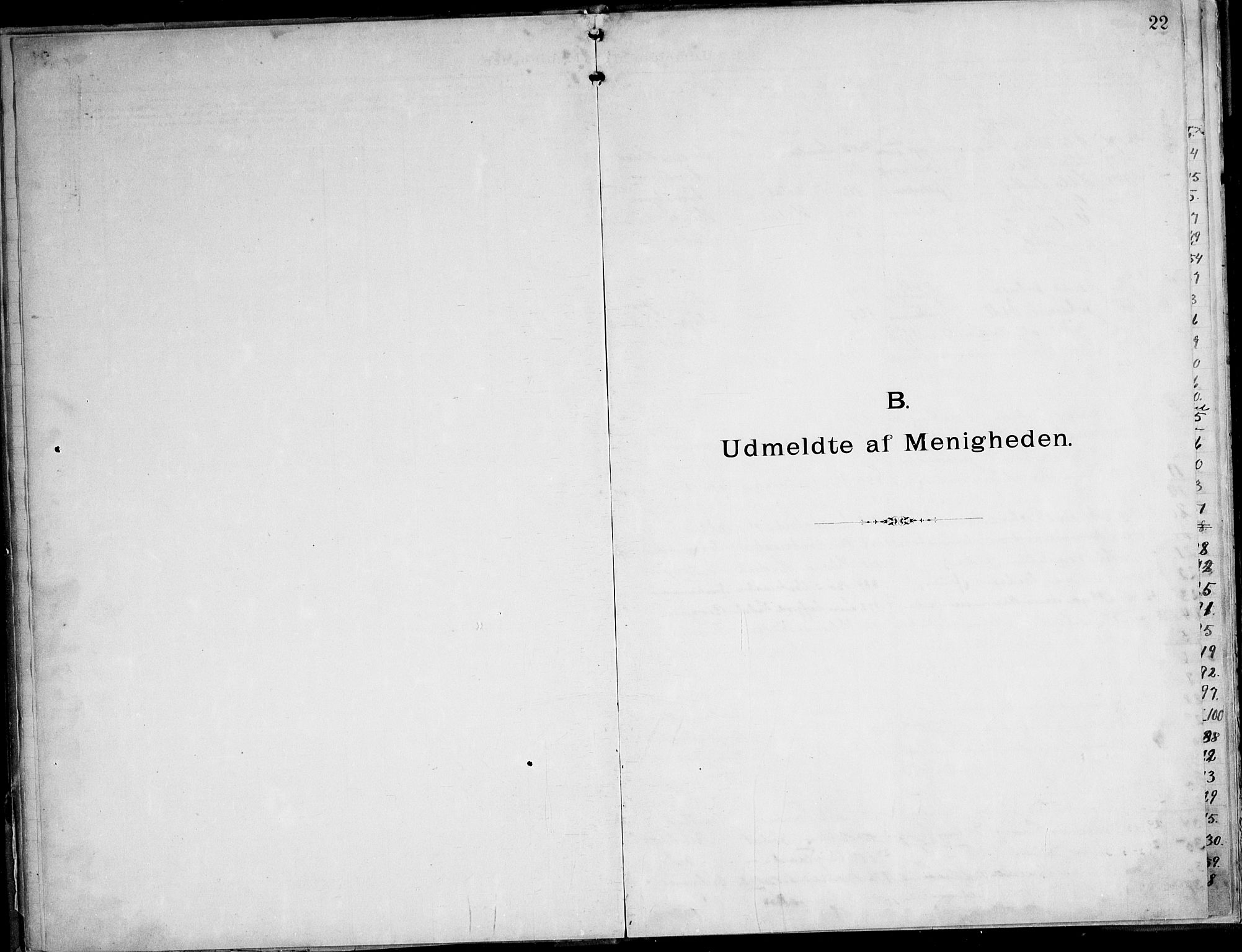 Ministerialprotokoller, klokkerbøker og fødselsregistre - Nordland, SAT/A-1459/888/L1276: Dissenter register no. 888D03, 1893-1944, p. 22