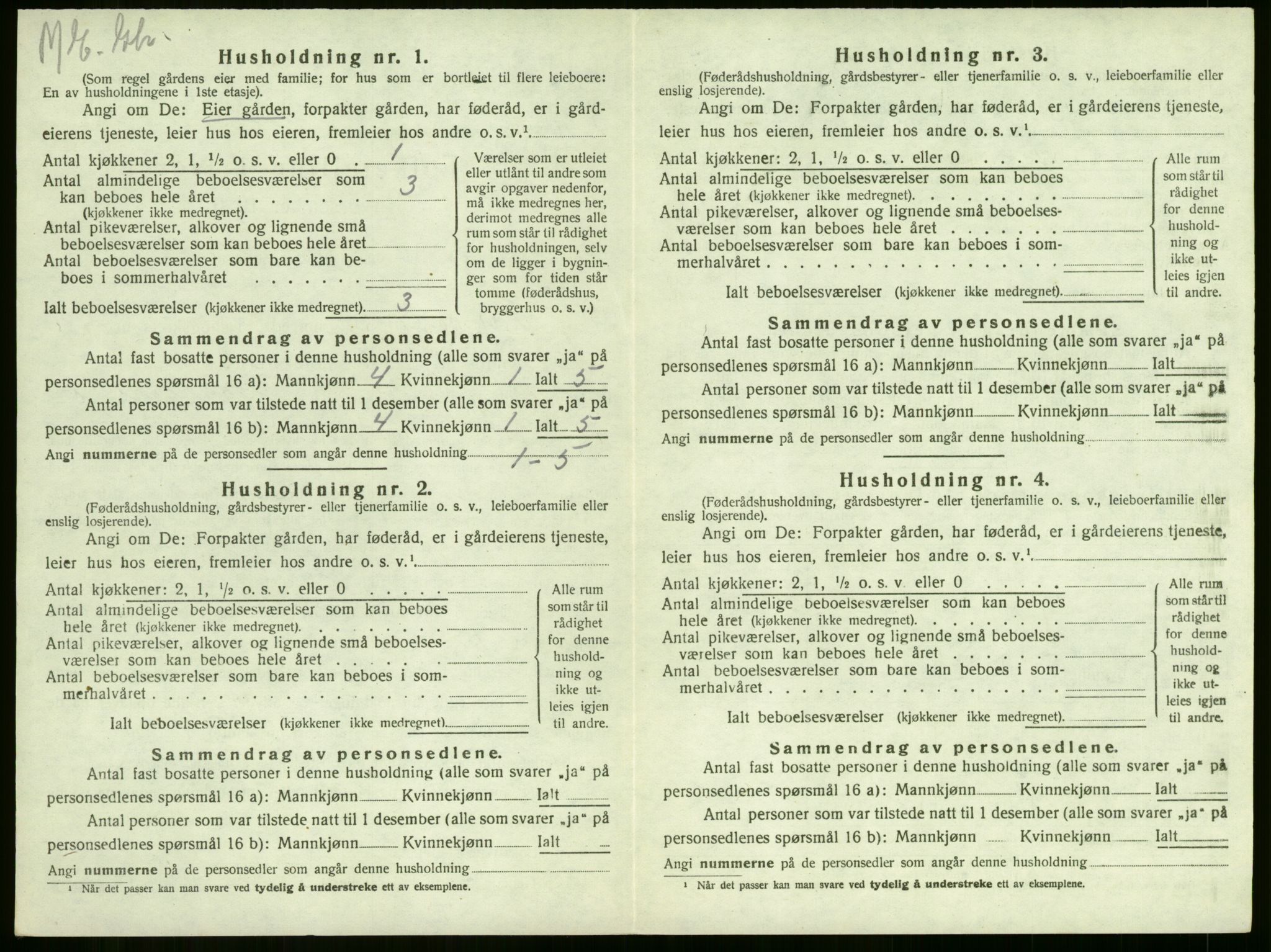 SAKO, 1920 census for Sandeherred, 1920, p. 873