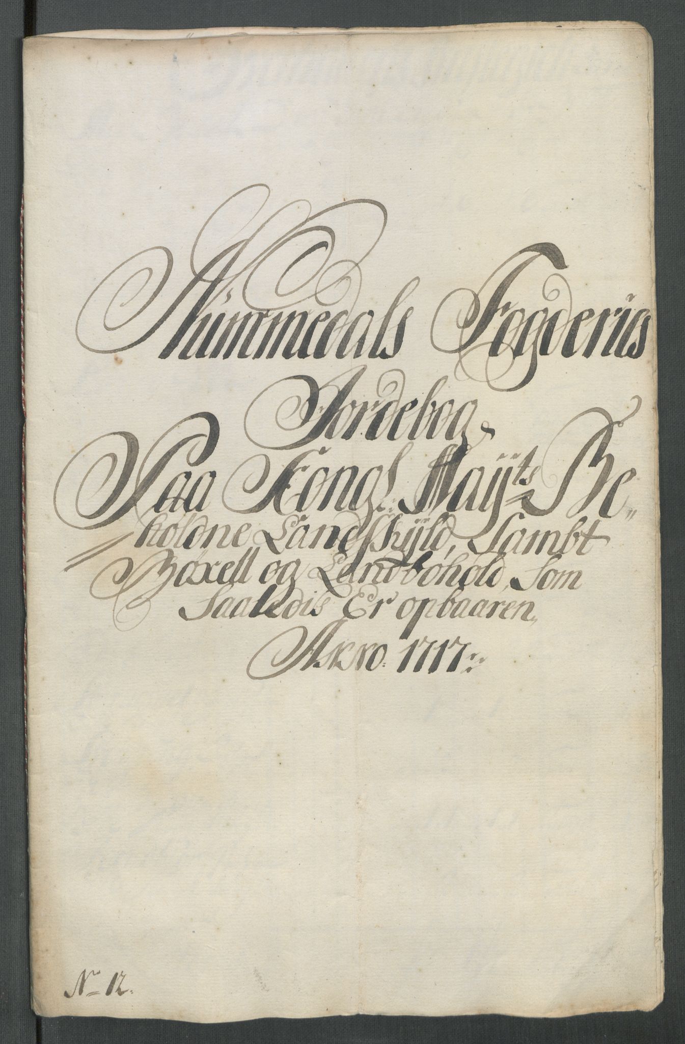 Rentekammeret inntil 1814, Reviderte regnskaper, Fogderegnskap, AV/RA-EA-4092/R64/L4438: Fogderegnskap Namdal, 1717, p. 143