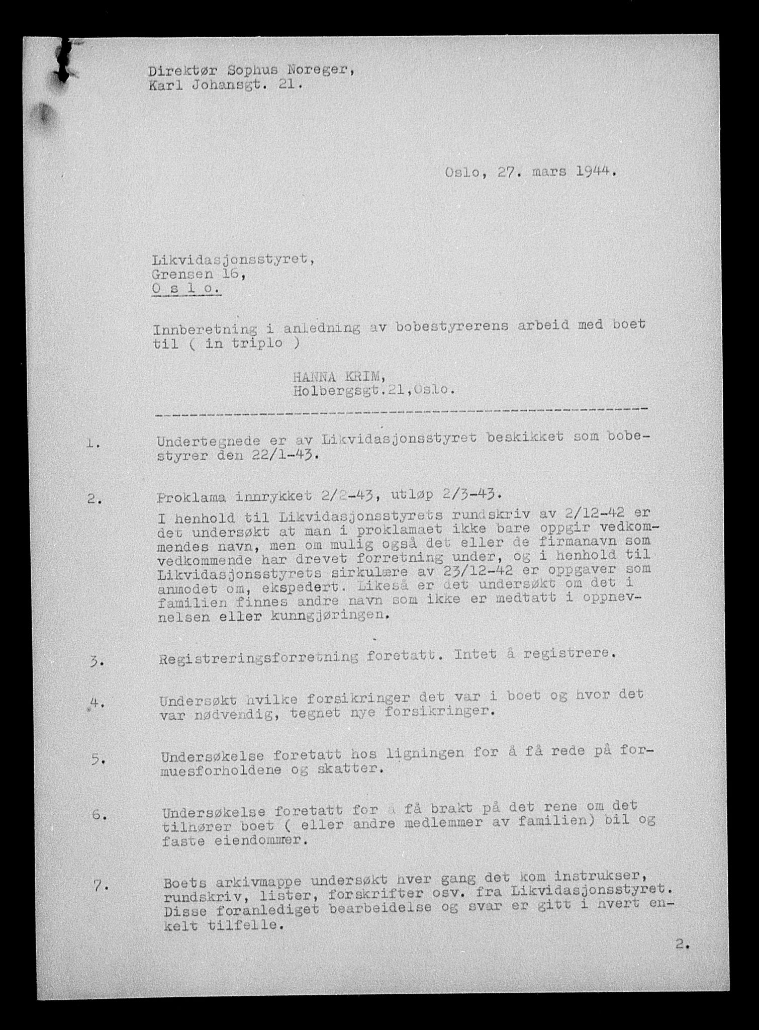 Justisdepartementet, Tilbakeføringskontoret for inndratte formuer, AV/RA-S-1564/H/Hc/Hcc/L0953: --, 1945-1947, p. 207
