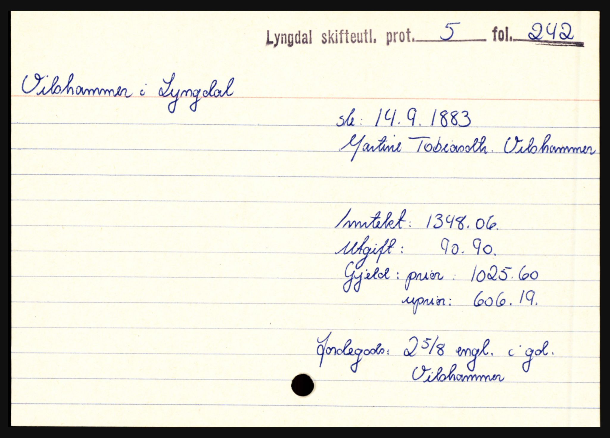 Lyngdal sorenskriveri, SAK/1221-0004/H, p. 12919