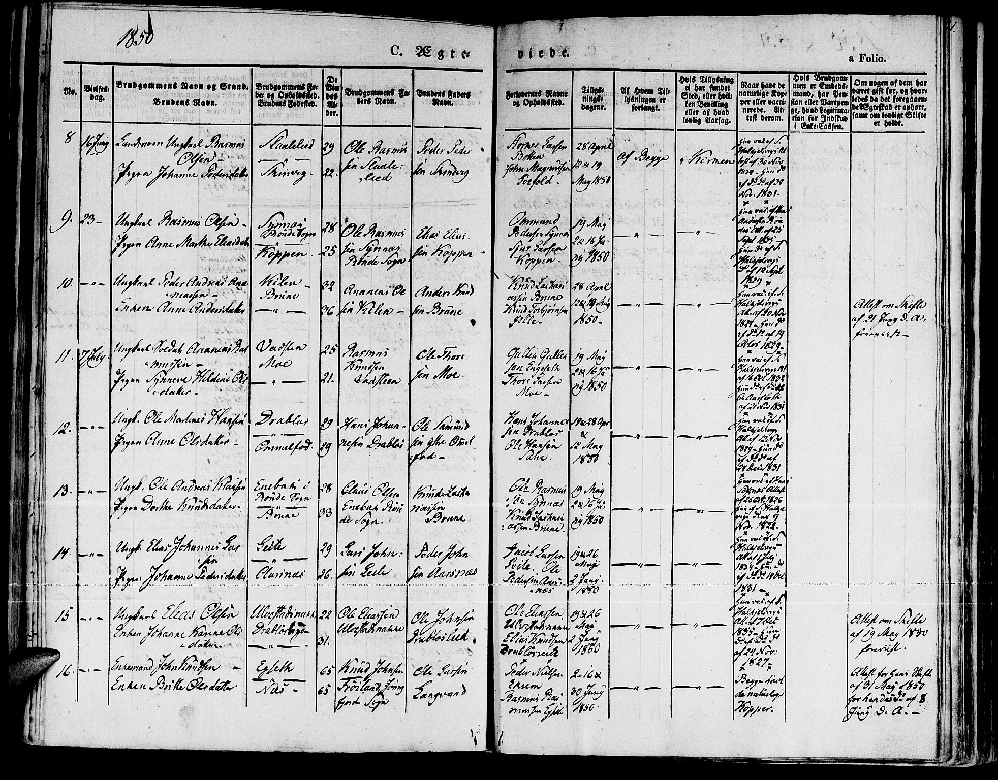 Ministerialprotokoller, klokkerbøker og fødselsregistre - Møre og Romsdal, AV/SAT-A-1454/511/L0139: Parish register (official) no. 511A06, 1831-1850