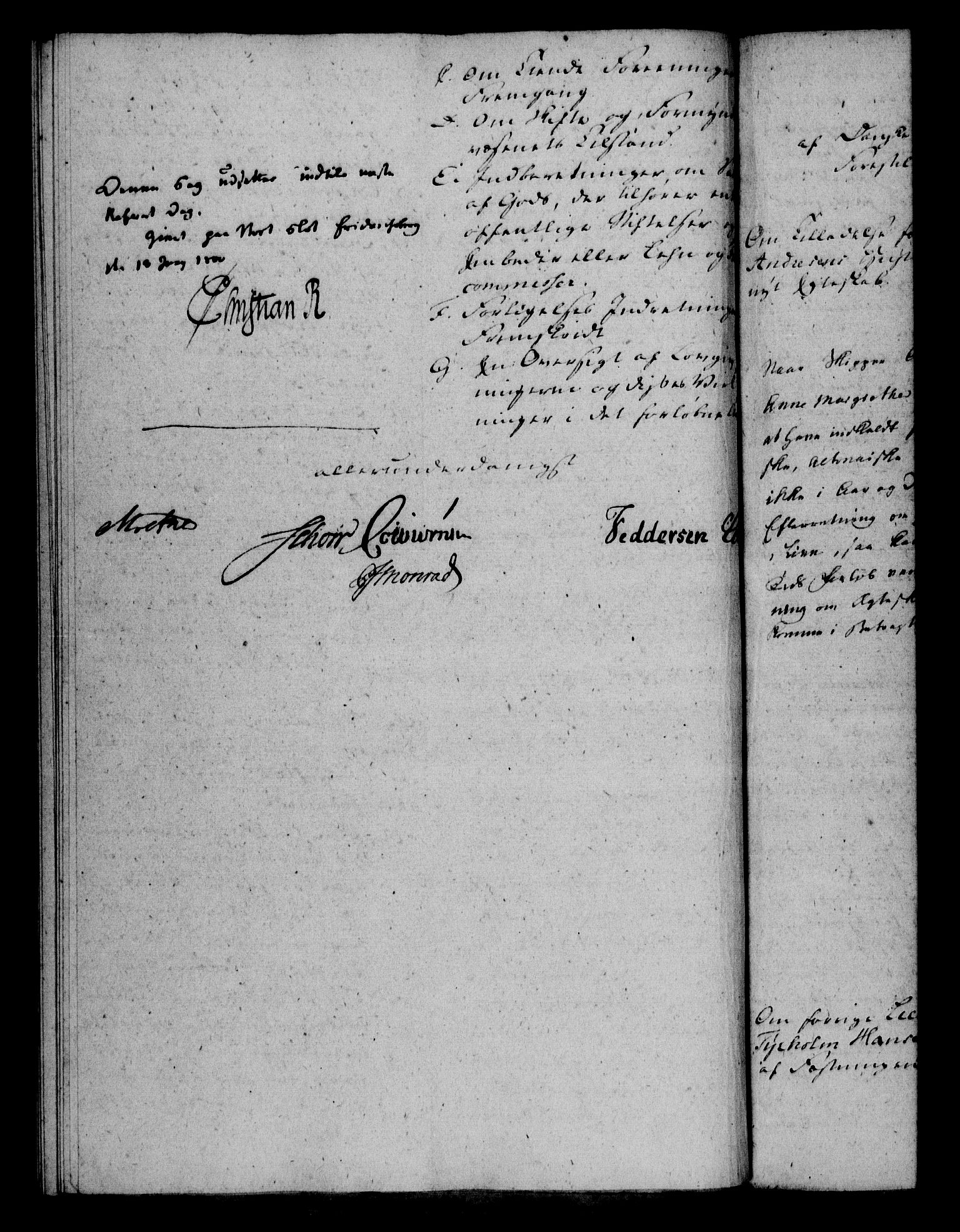 Danske Kanselli 1800-1814, AV/RA-EA-3024/H/Hf/Hfa/Hfaa/L0001: Ekstrakt av forestillinger, 1800