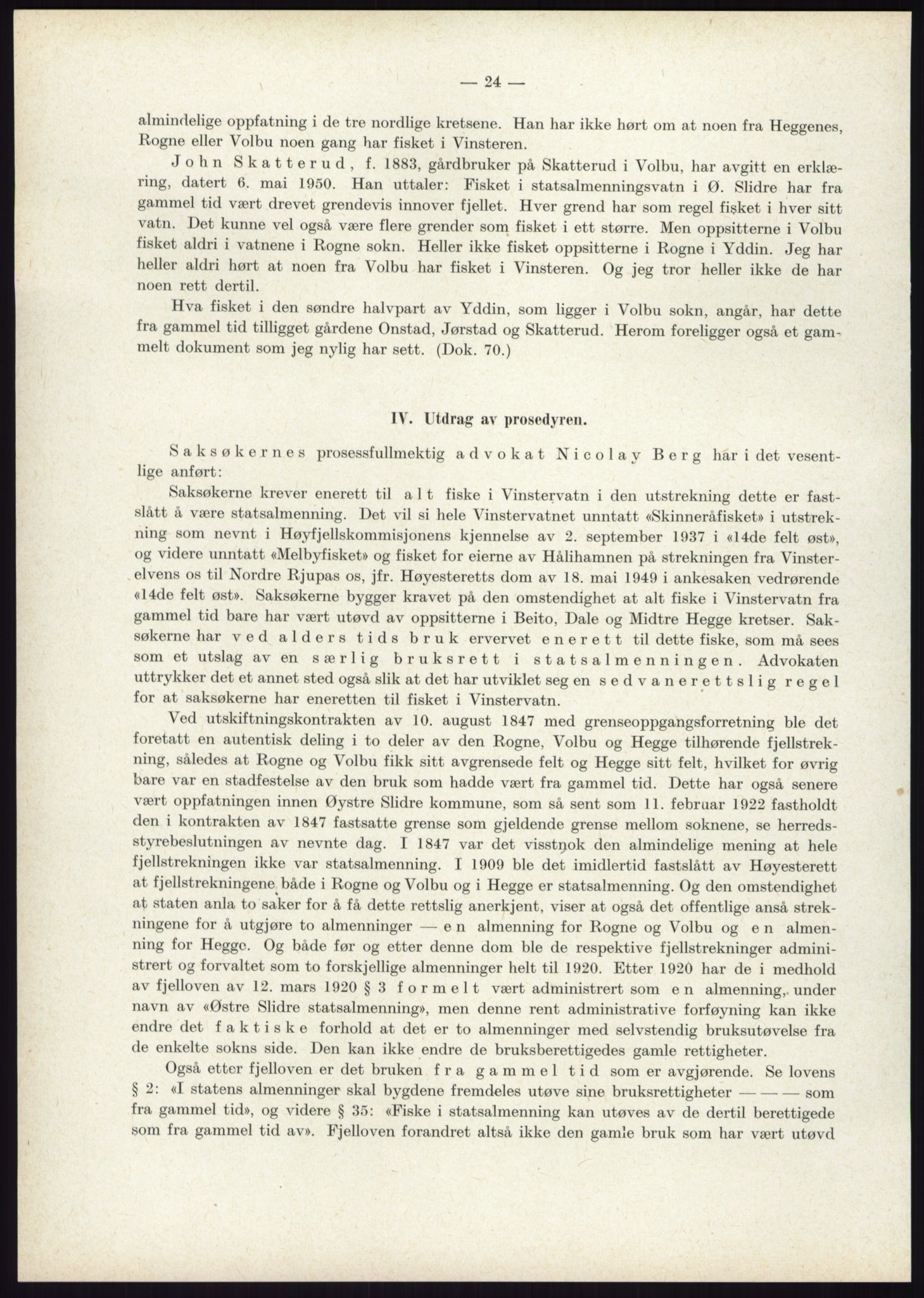 Høyfjellskommisjonen, AV/RA-S-1546/X/Xa/L0001: Nr. 1-33, 1909-1953, p. 5993