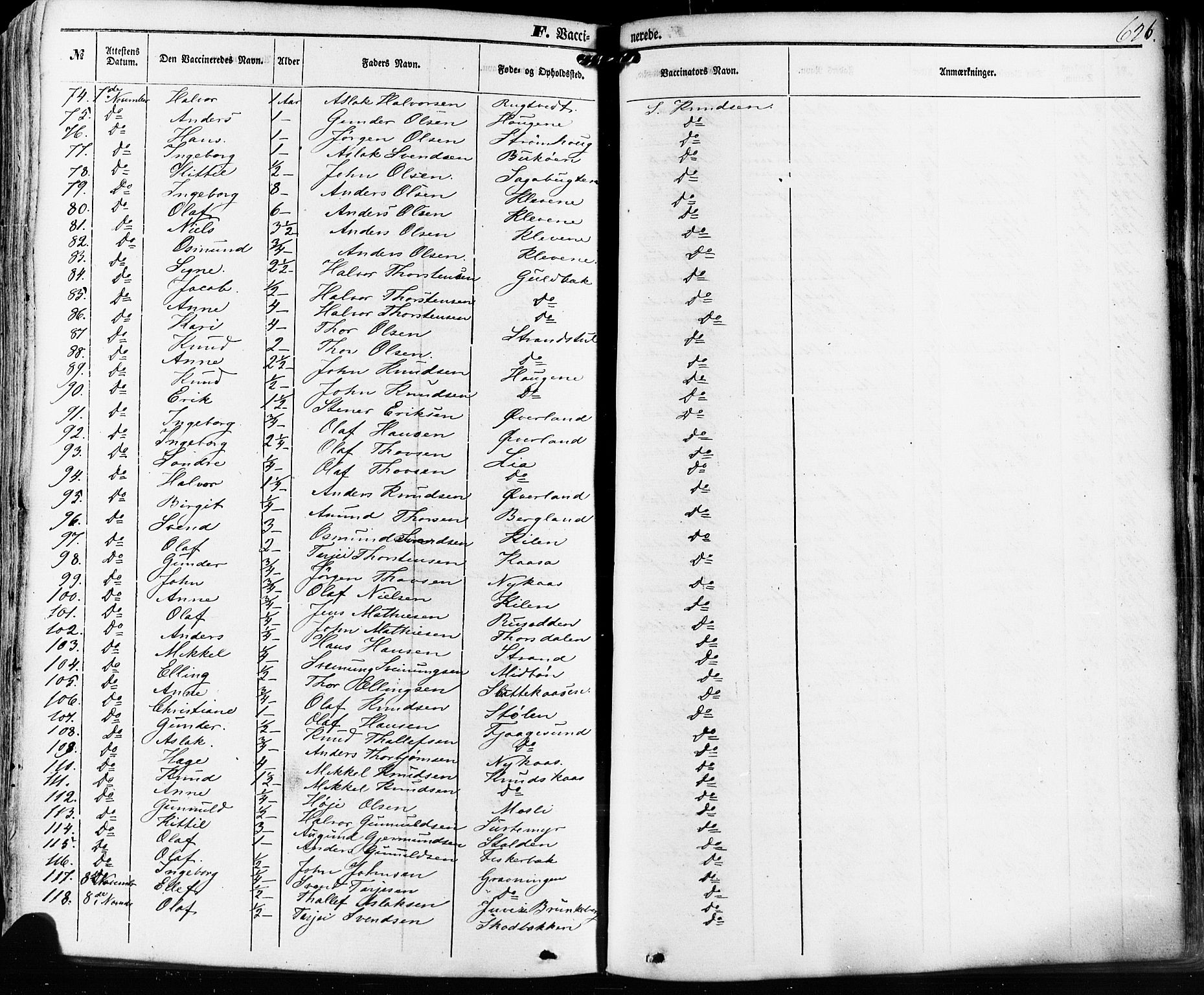 Kviteseid kirkebøker, AV/SAKO-A-276/F/Fa/L0007: Parish register (official) no. I 7, 1859-1881, p. 626