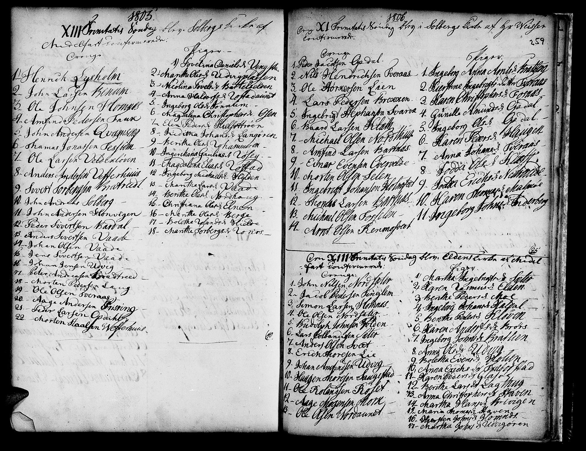 Ministerialprotokoller, klokkerbøker og fødselsregistre - Nord-Trøndelag, SAT/A-1458/741/L0385: Parish register (official) no. 741A01, 1722-1815, p. 259