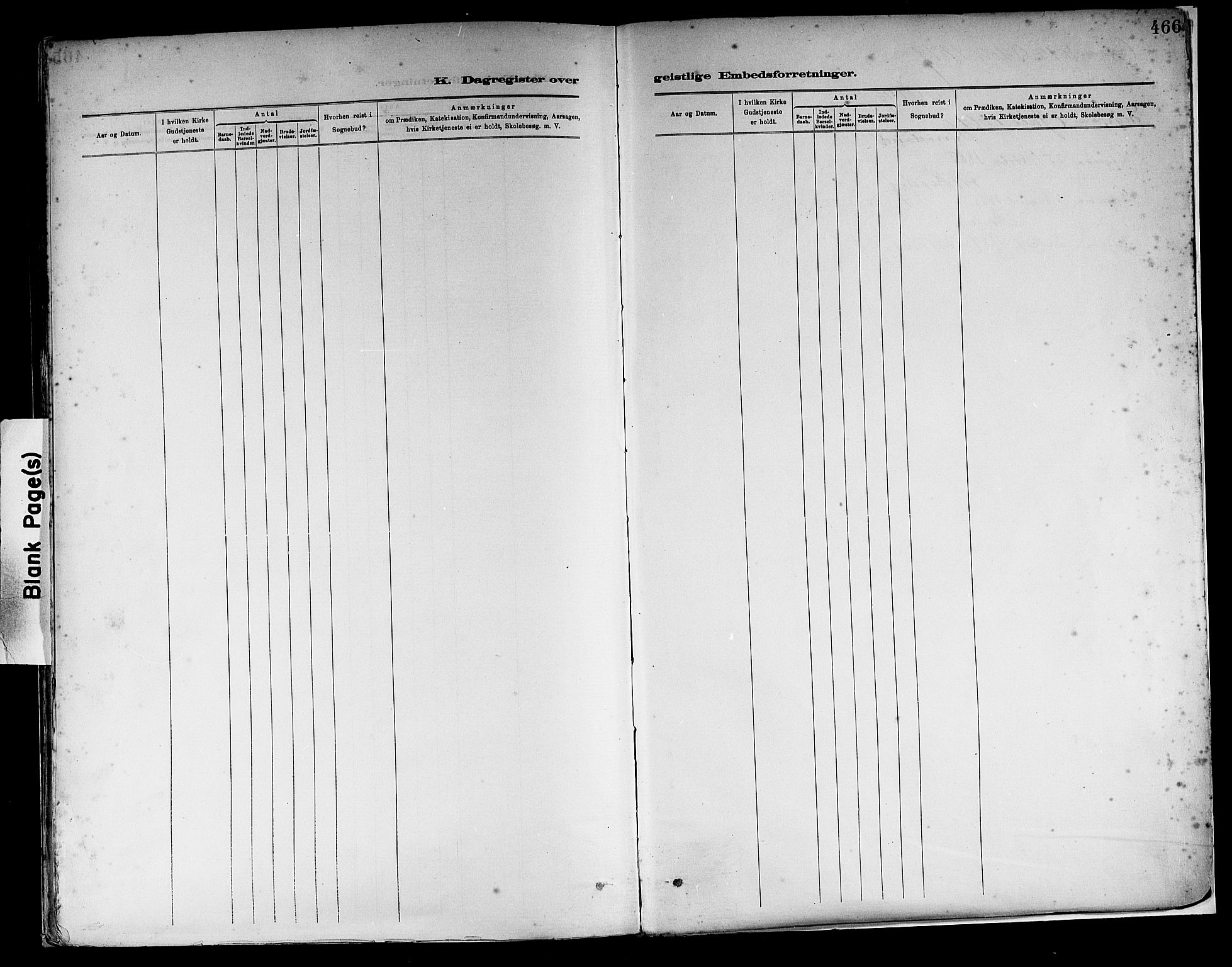 Haus sokneprestembete, AV/SAB-A-75601/H/Haa: Parish register (official) no. A 19II, 1878-1886, p. 466