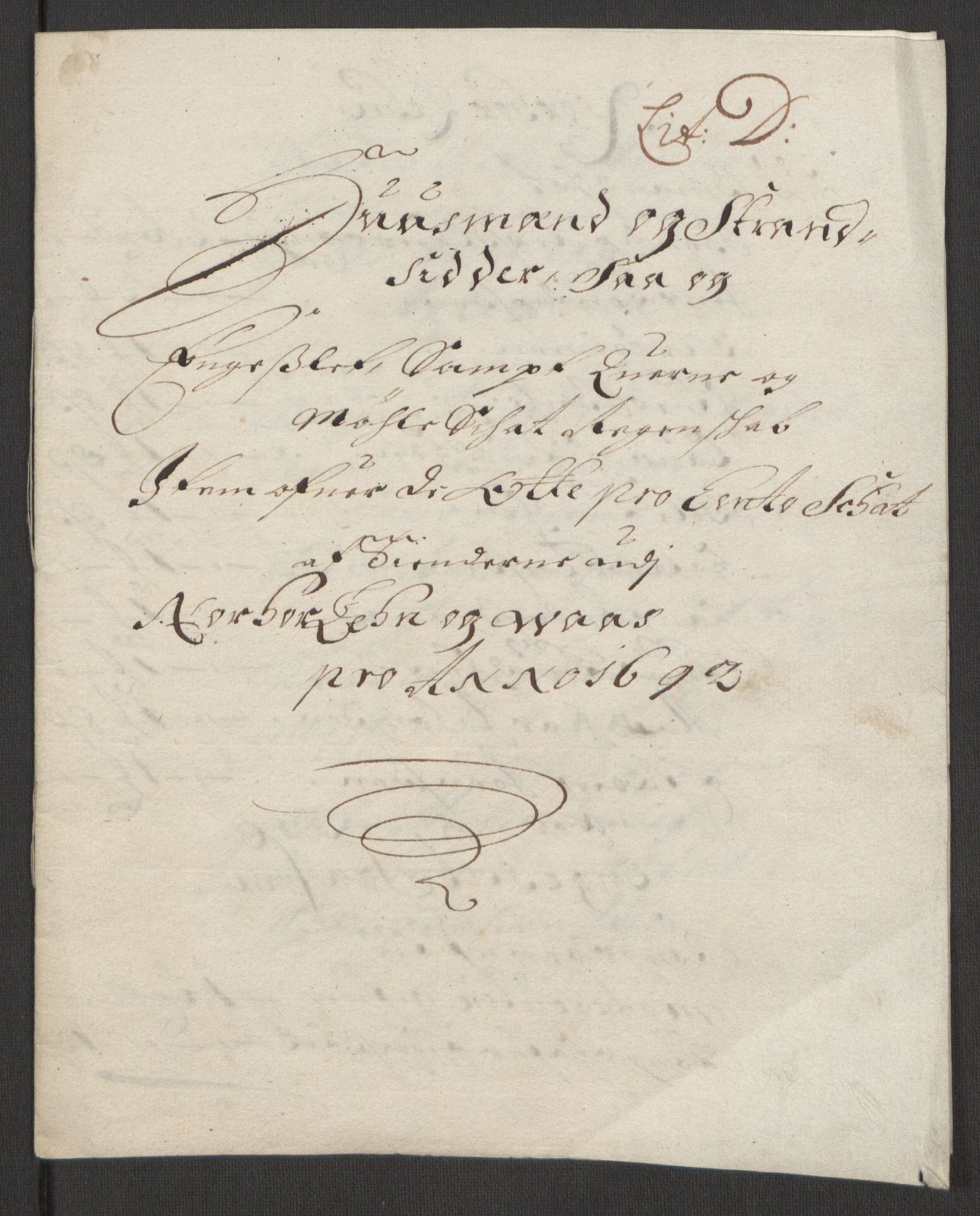 Rentekammeret inntil 1814, Reviderte regnskaper, Fogderegnskap, RA/EA-4092/R51/L3181: Fogderegnskap Nordhordland og Voss, 1691-1692, p. 315